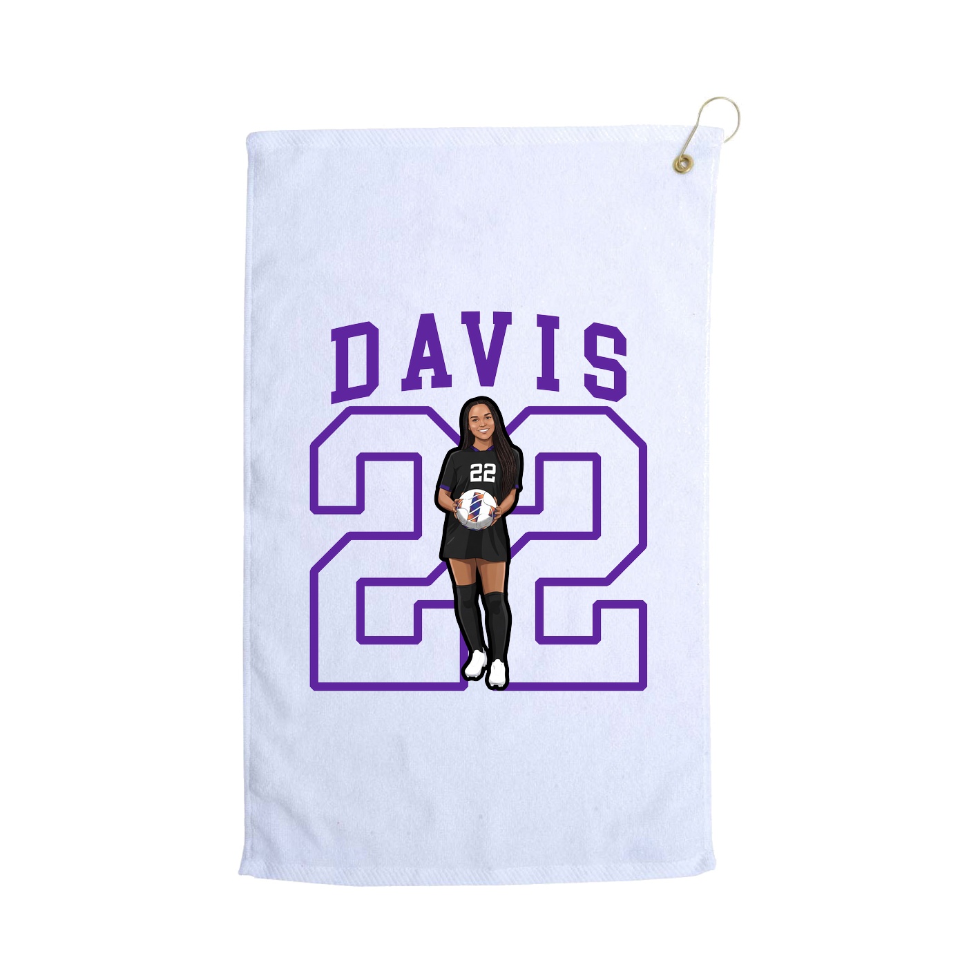 Golf Towel — Shirsey in White