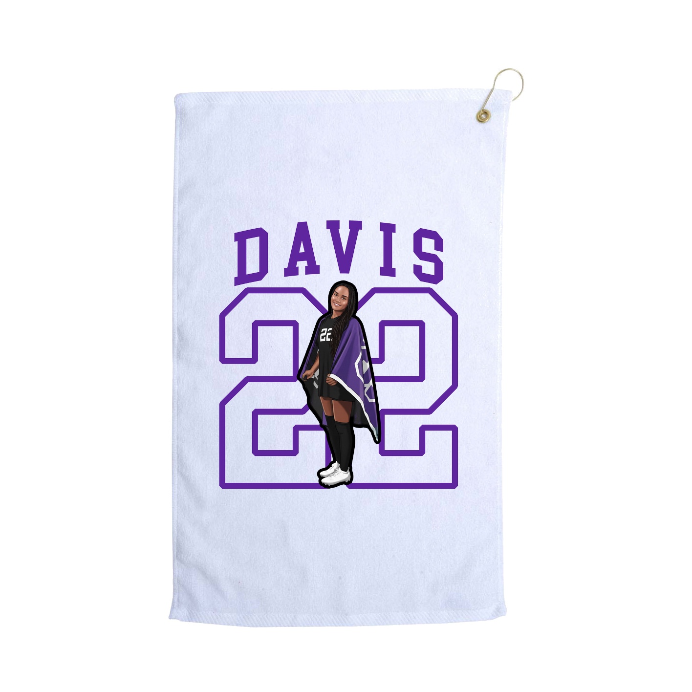 Golf Towel — Shirsey in White