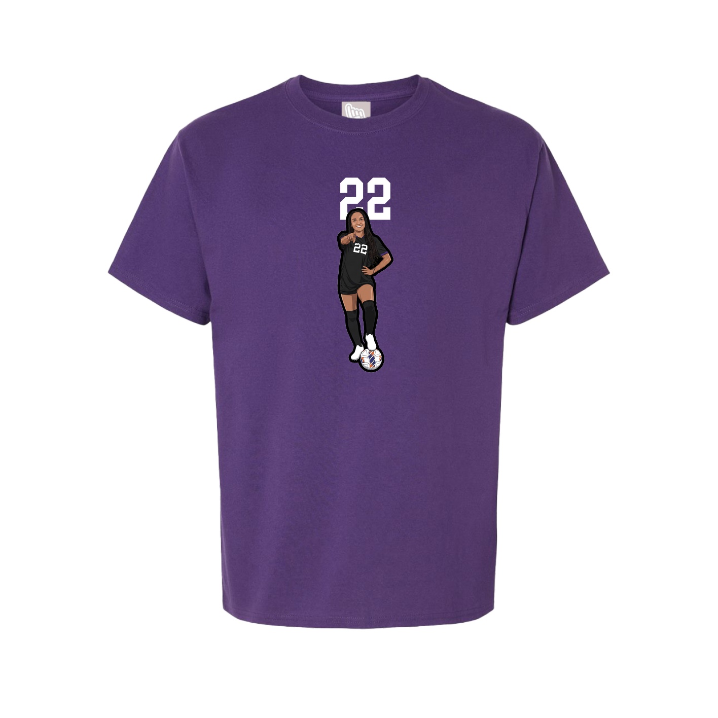 Tee — Number Top in Purple