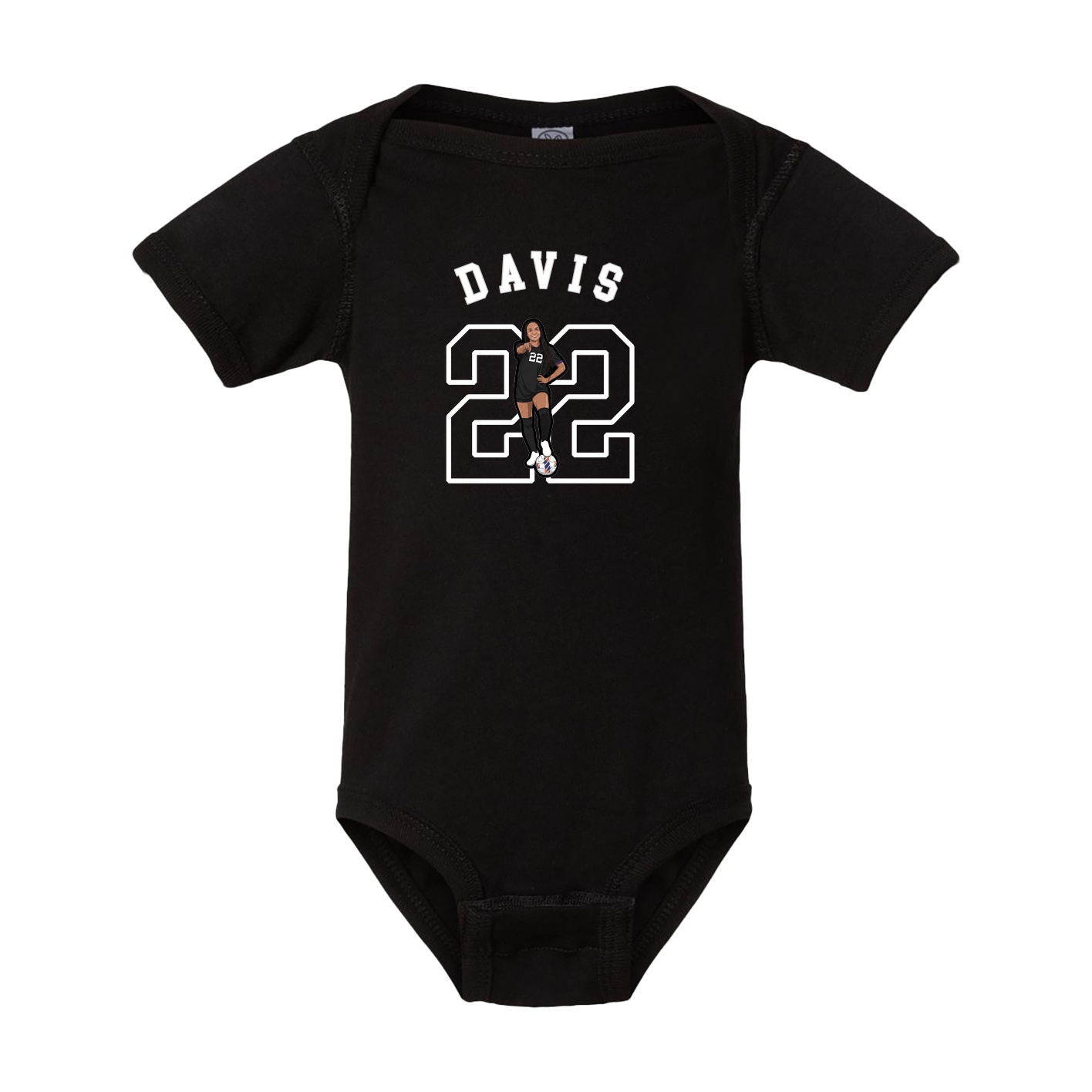 Baby Onesie — Shirsey Arch in Black