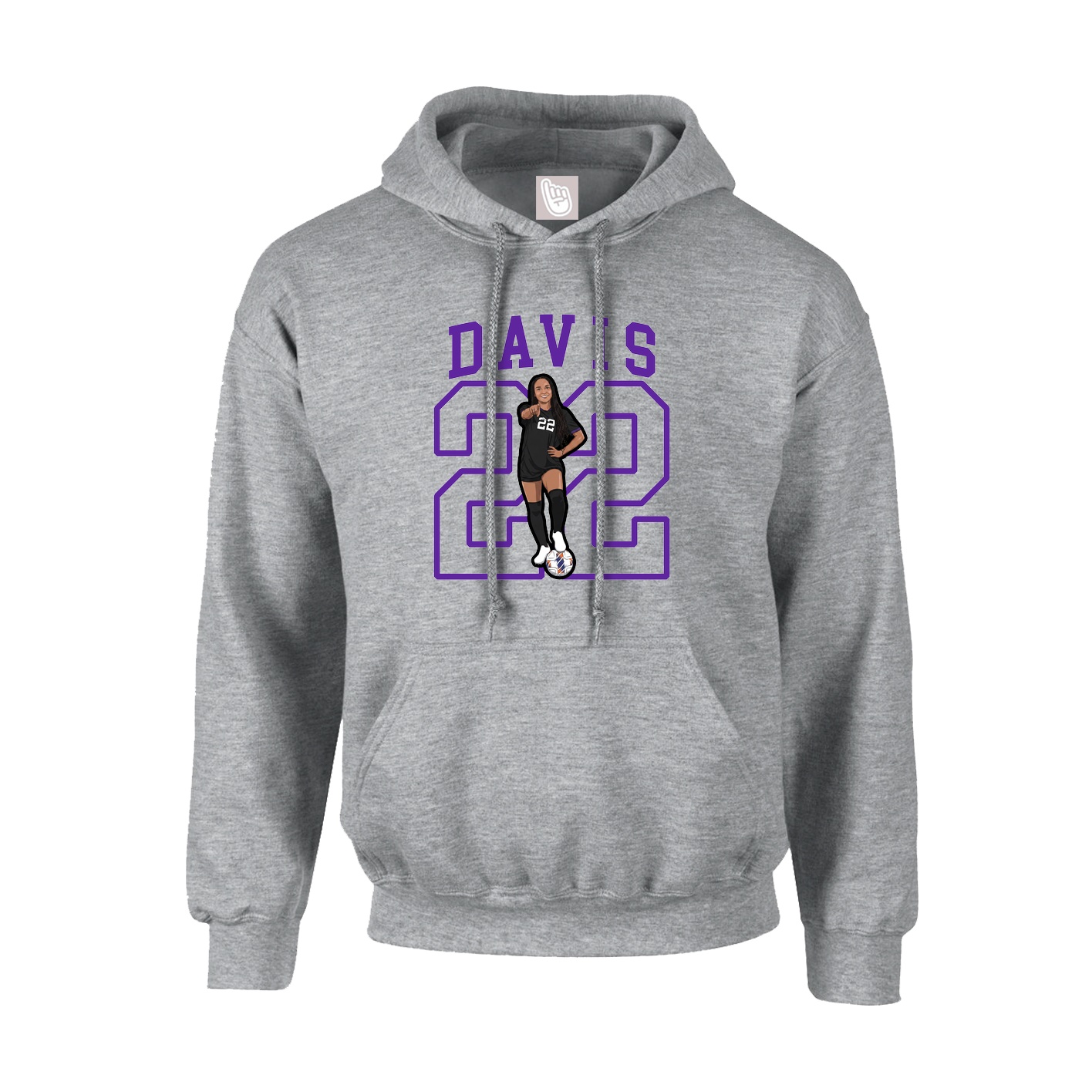 Hoodie — Shirsey in Grey