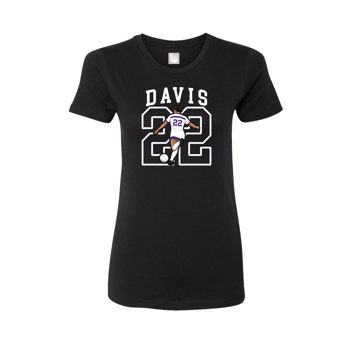 Fitted Women's Tee — Shirsey in Black