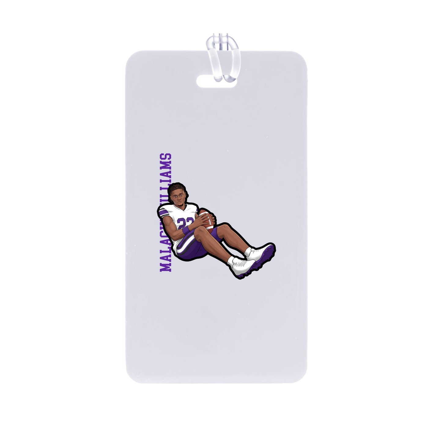 Bag Tag — Name Vertical in Classic