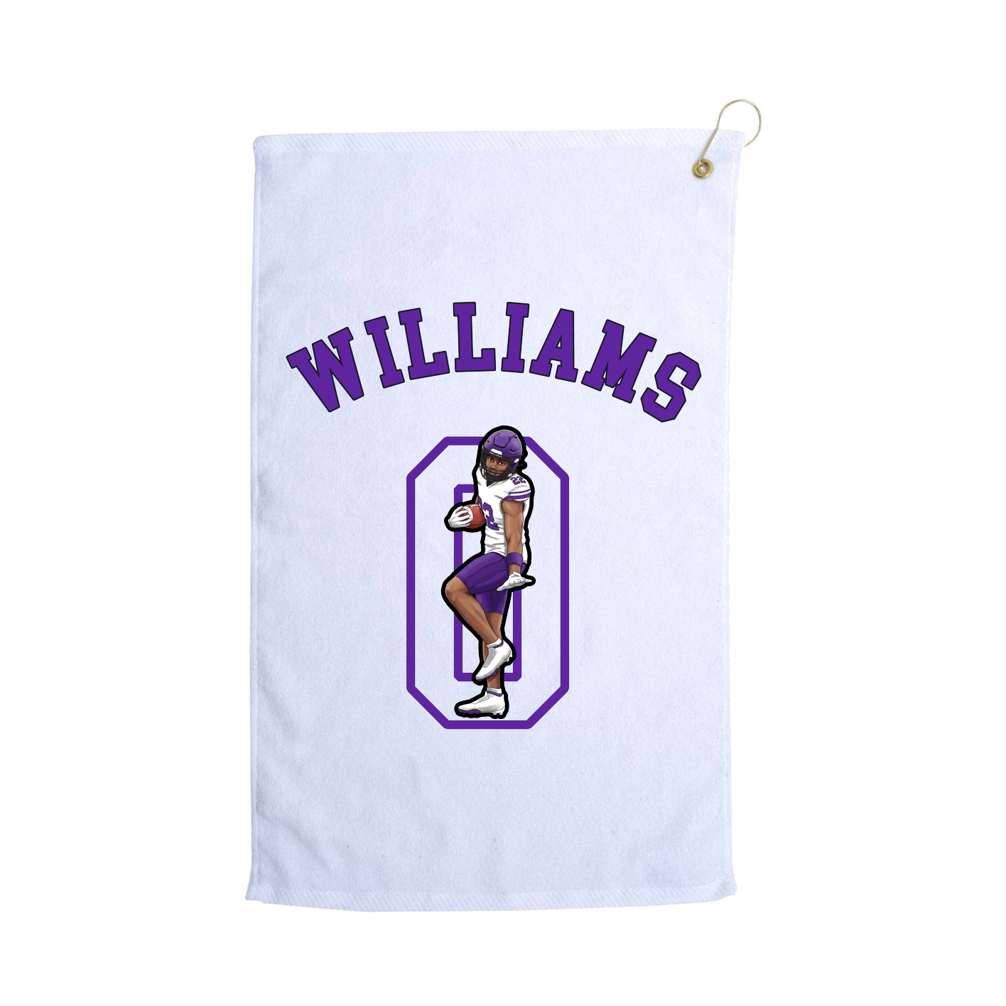 Golf Towel — Shirsey Arch in White