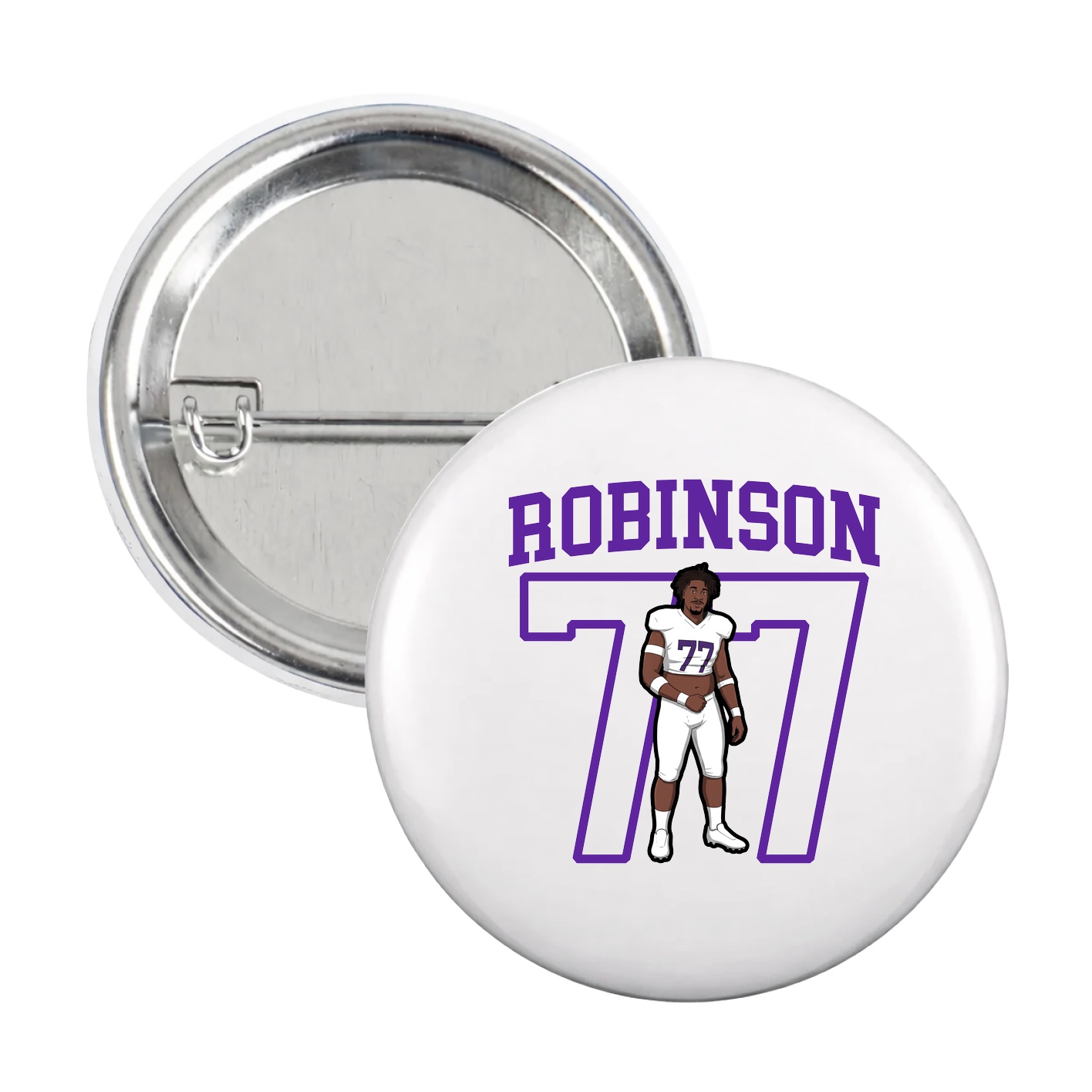 Game Day Button — Shirsey in White