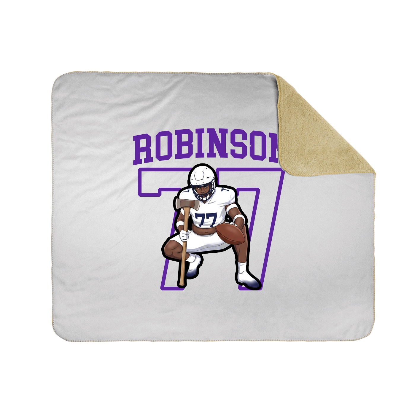 Throw Blanket — Shirsey in White