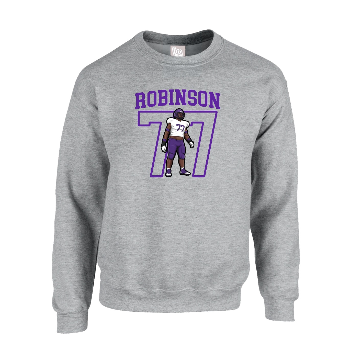 Fleece Crew — Shirsey in Grey