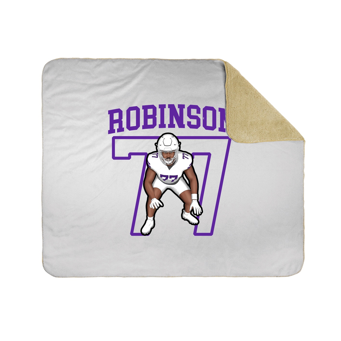 Throw Blanket — Shirsey in White