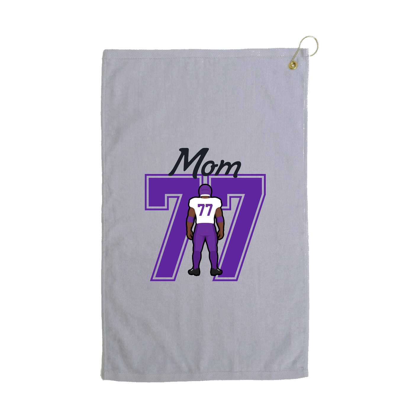 Golf Towel — Mothers Day Shirsey in Grey