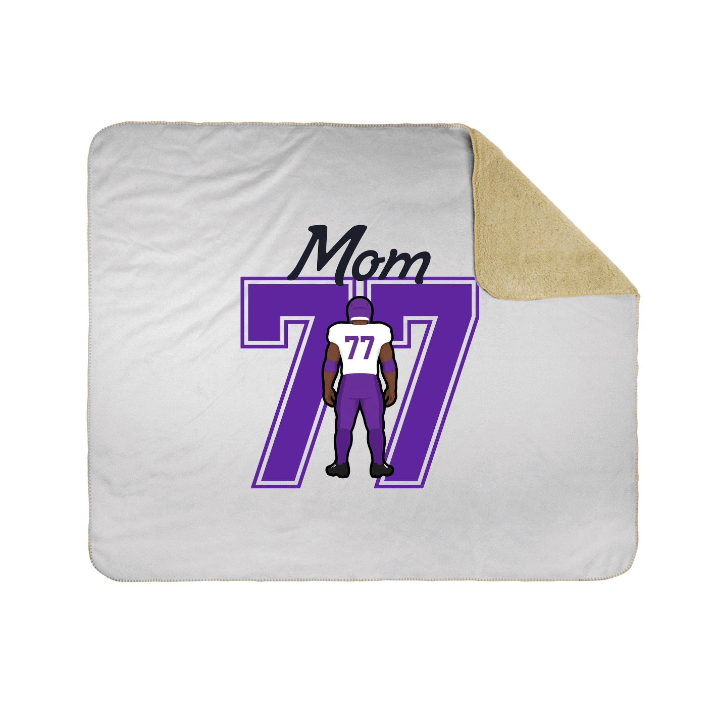 Throw Blanket — Mothers Day Shirsey in White