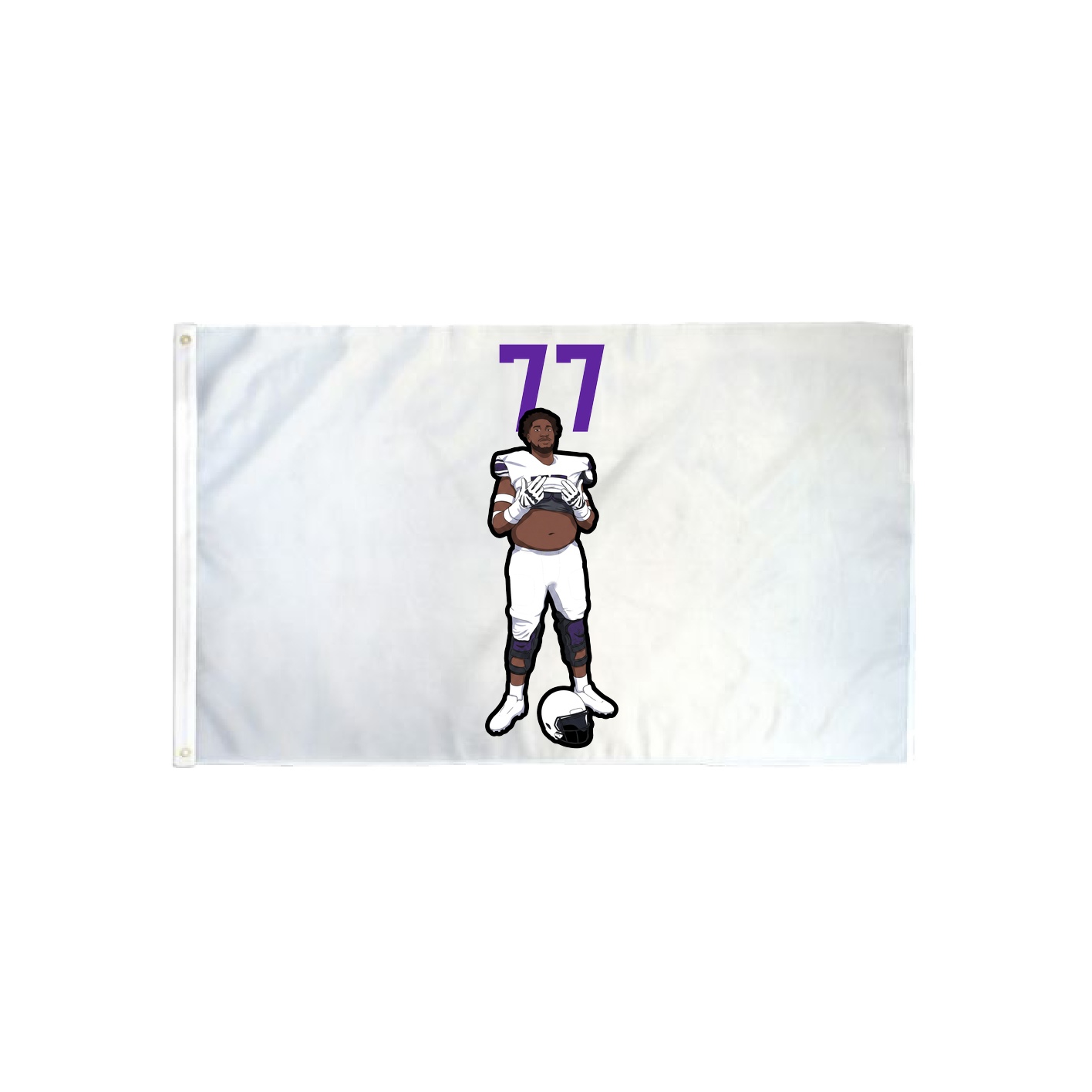 3x5 Flag — Number Top in Classic
