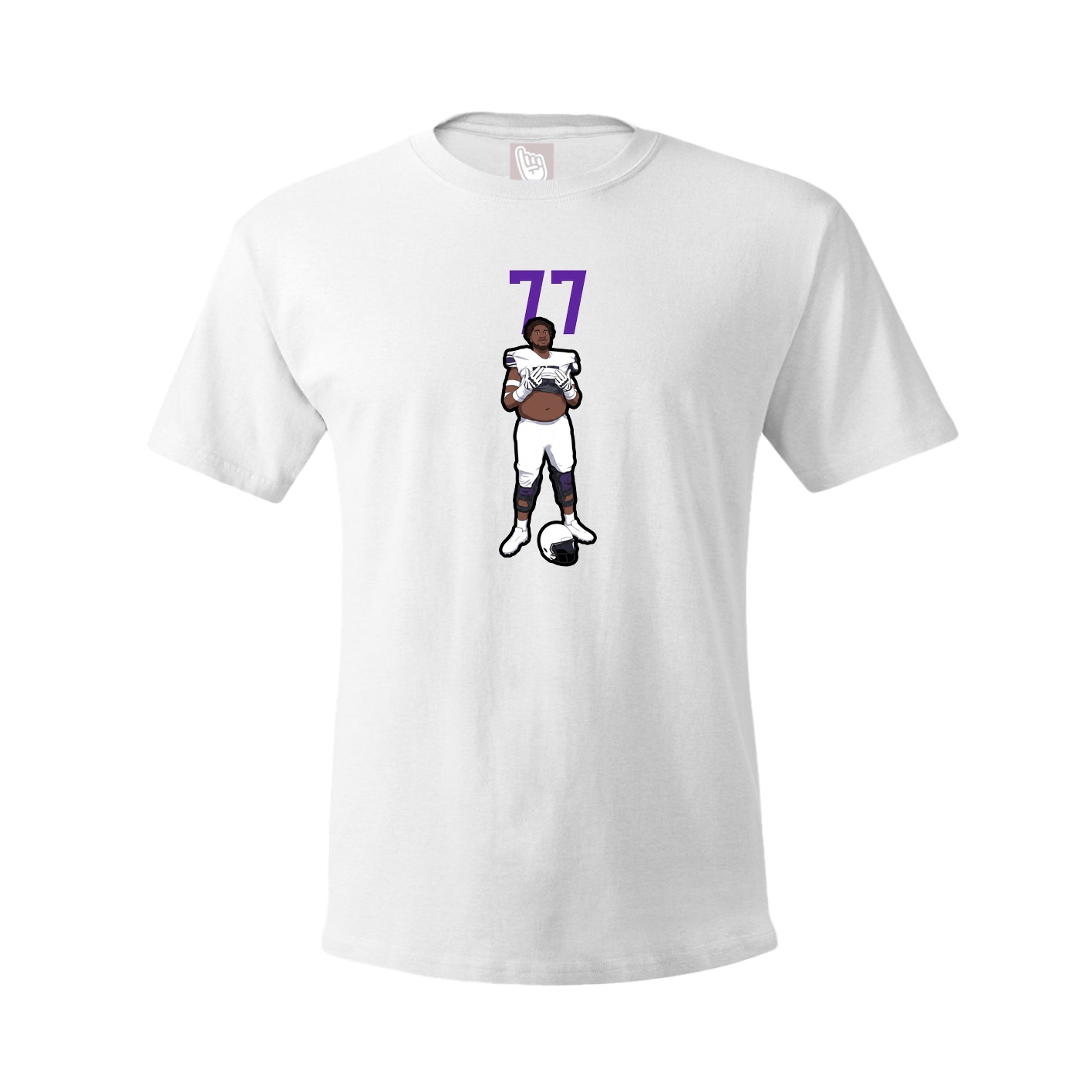 Tee — Number Top in White