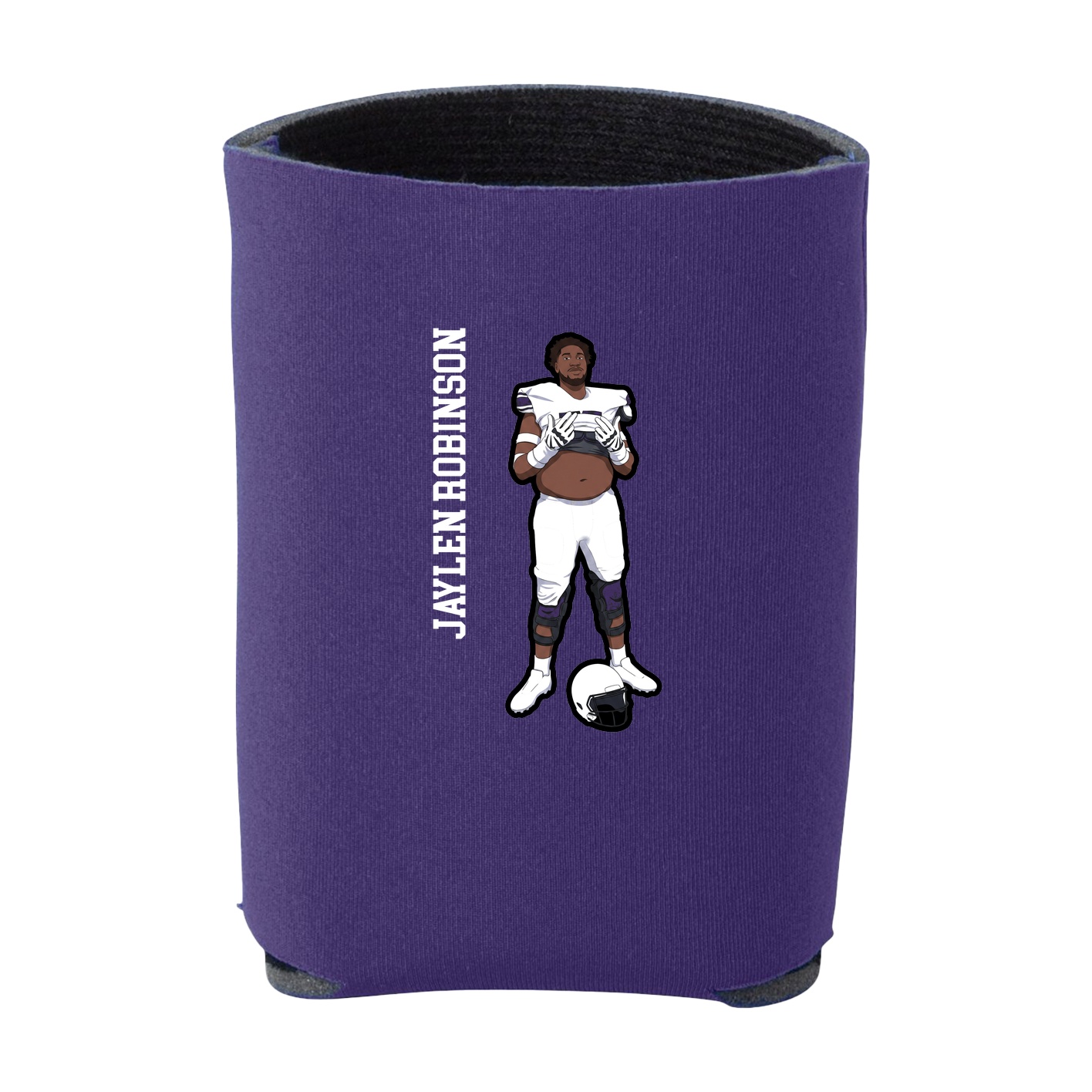 Can Holder — Name Vertical in Purple