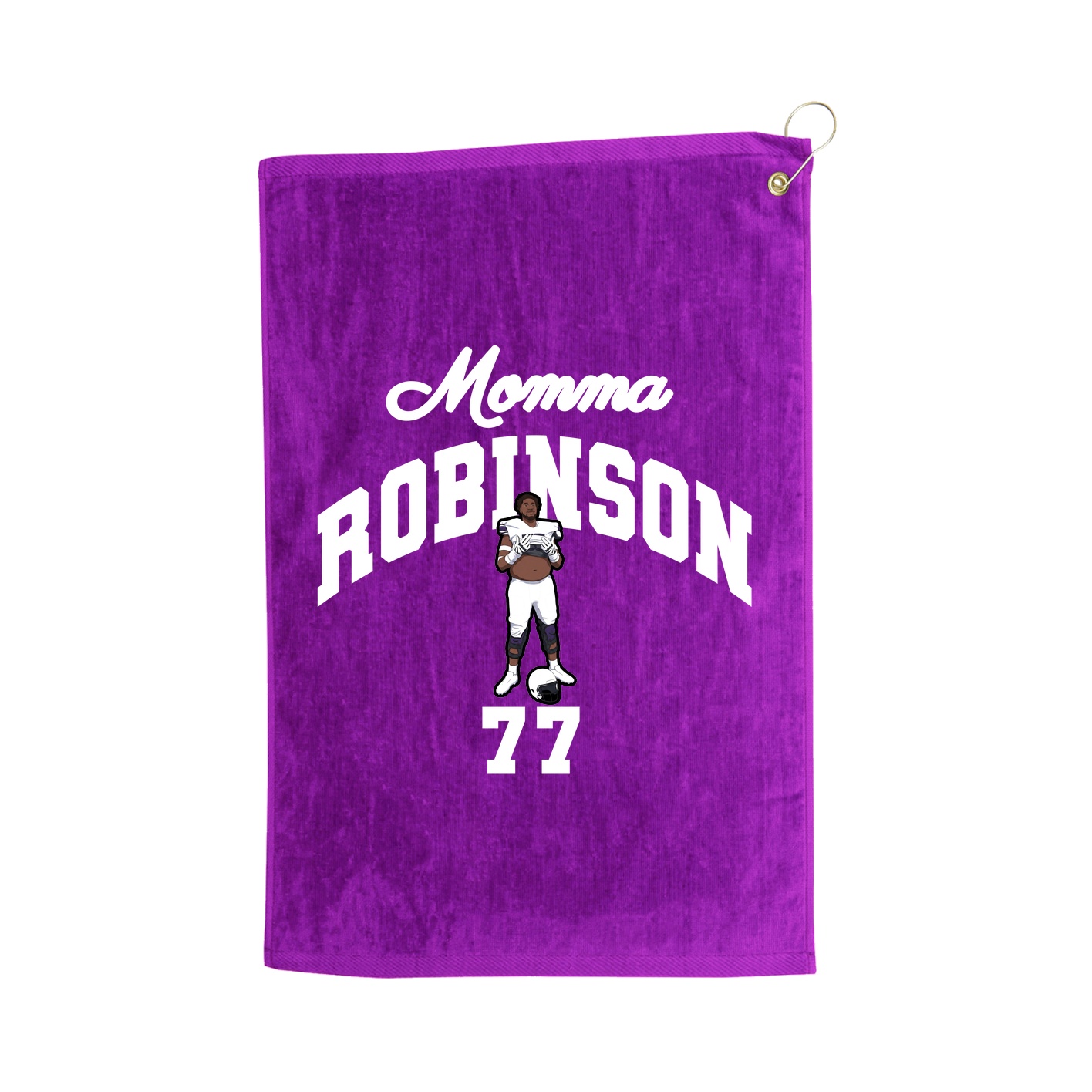 Golf Towel — Mothers Day Arch in Purple
