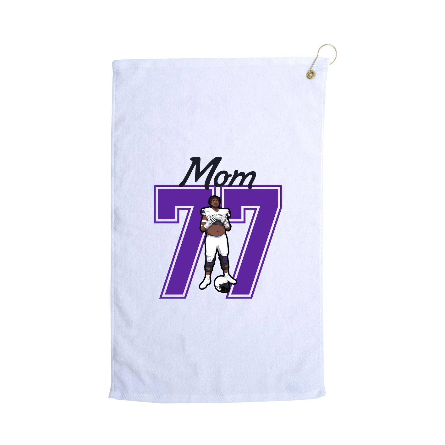 Golf Towel — Mothers Day Shirsey in White