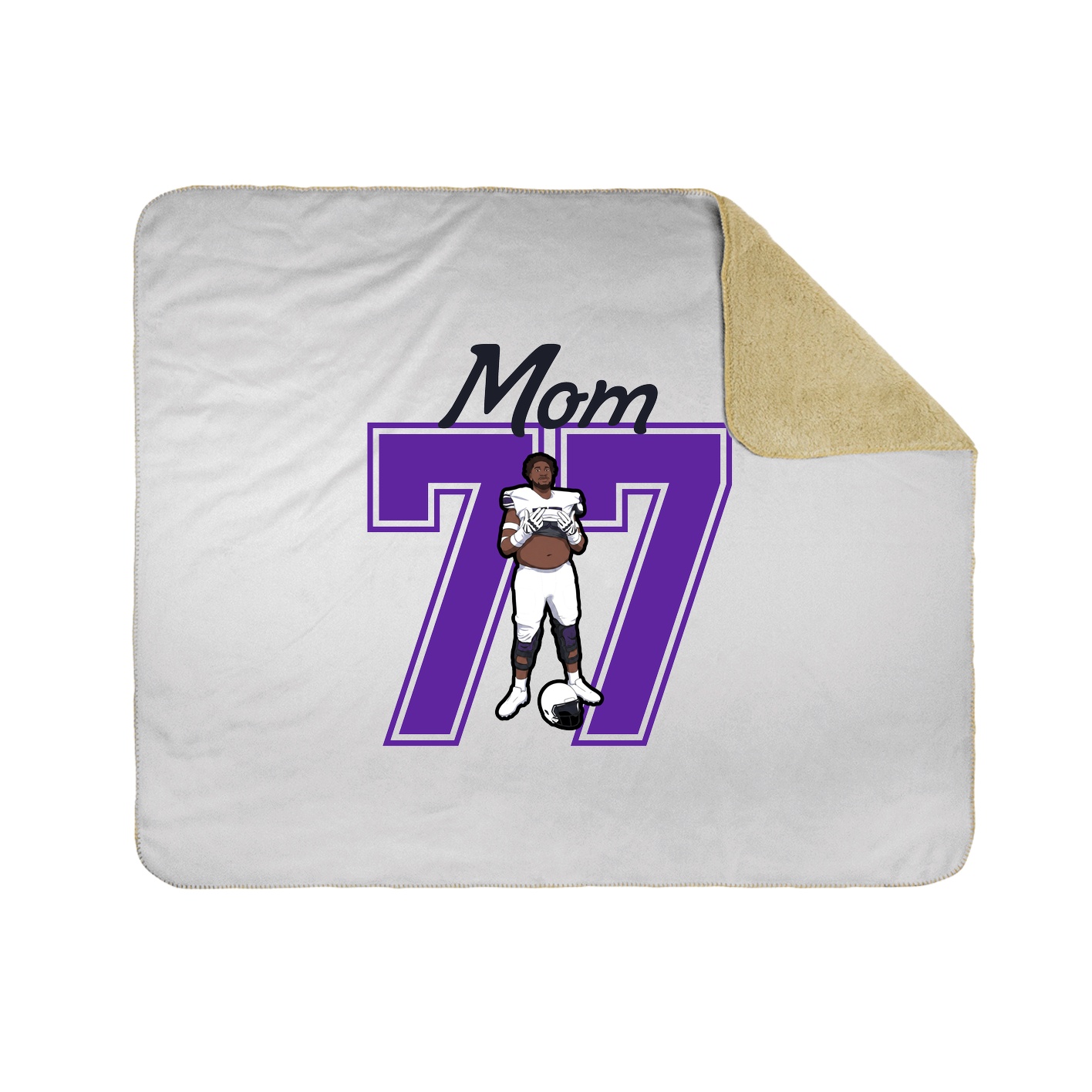 Throw Blanket — Mothers Day Shirsey in White