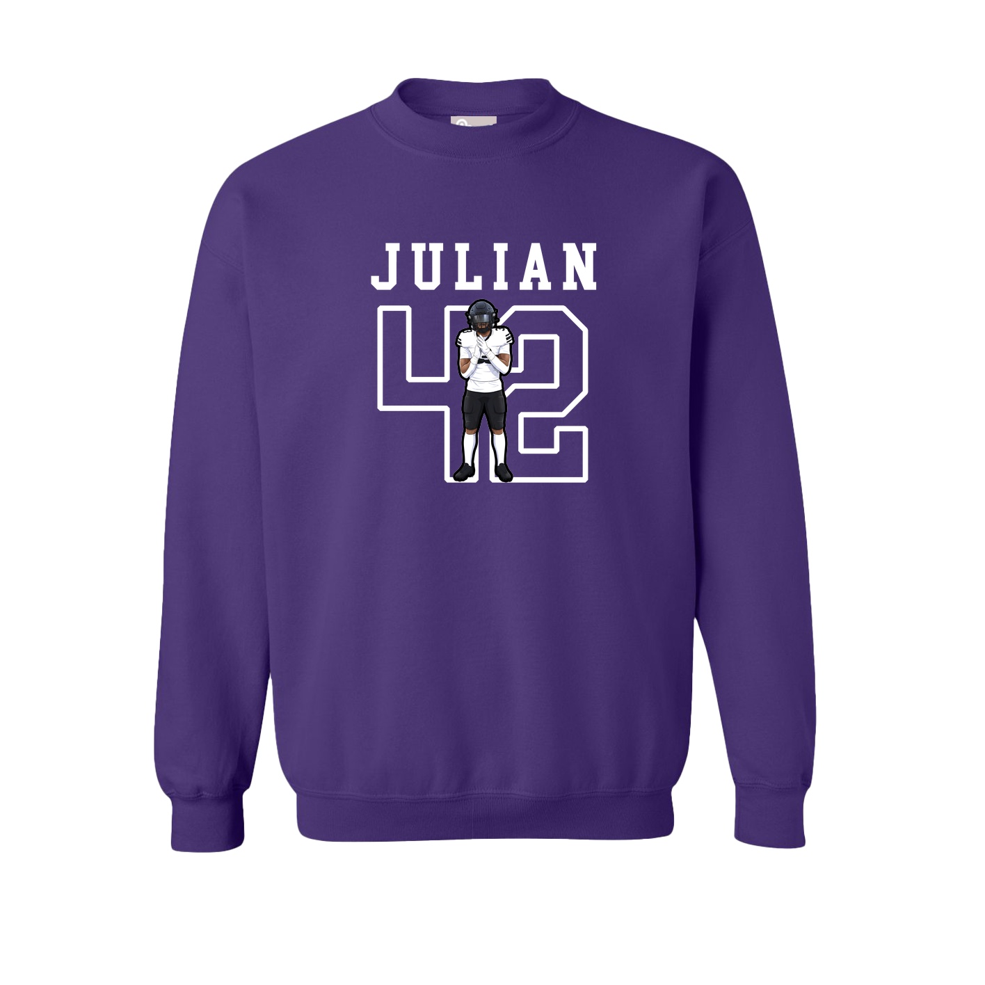 Fleece Crew — Shirsey in Purple