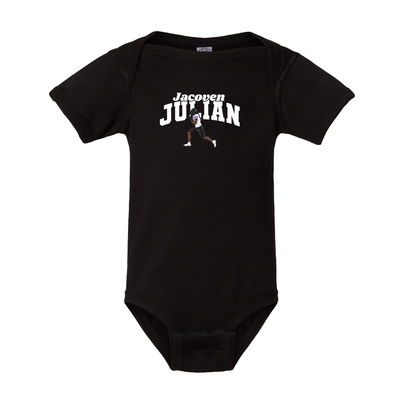 Baby Onesie — Signature Arch in Black