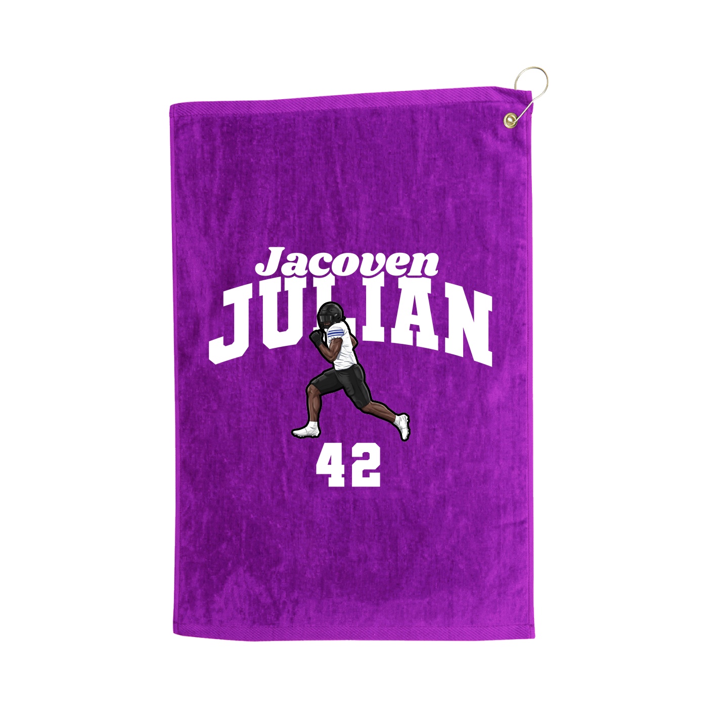 Golf Towel — Signature Arch in Purple