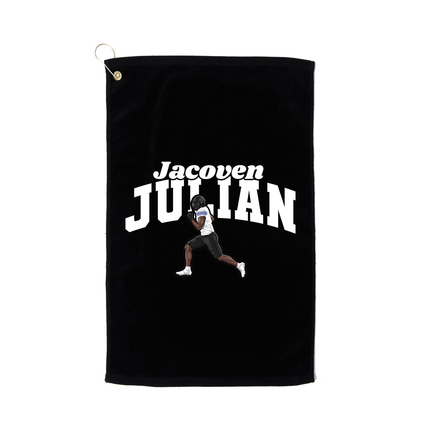 Golf Towel — Signature Arch in Black