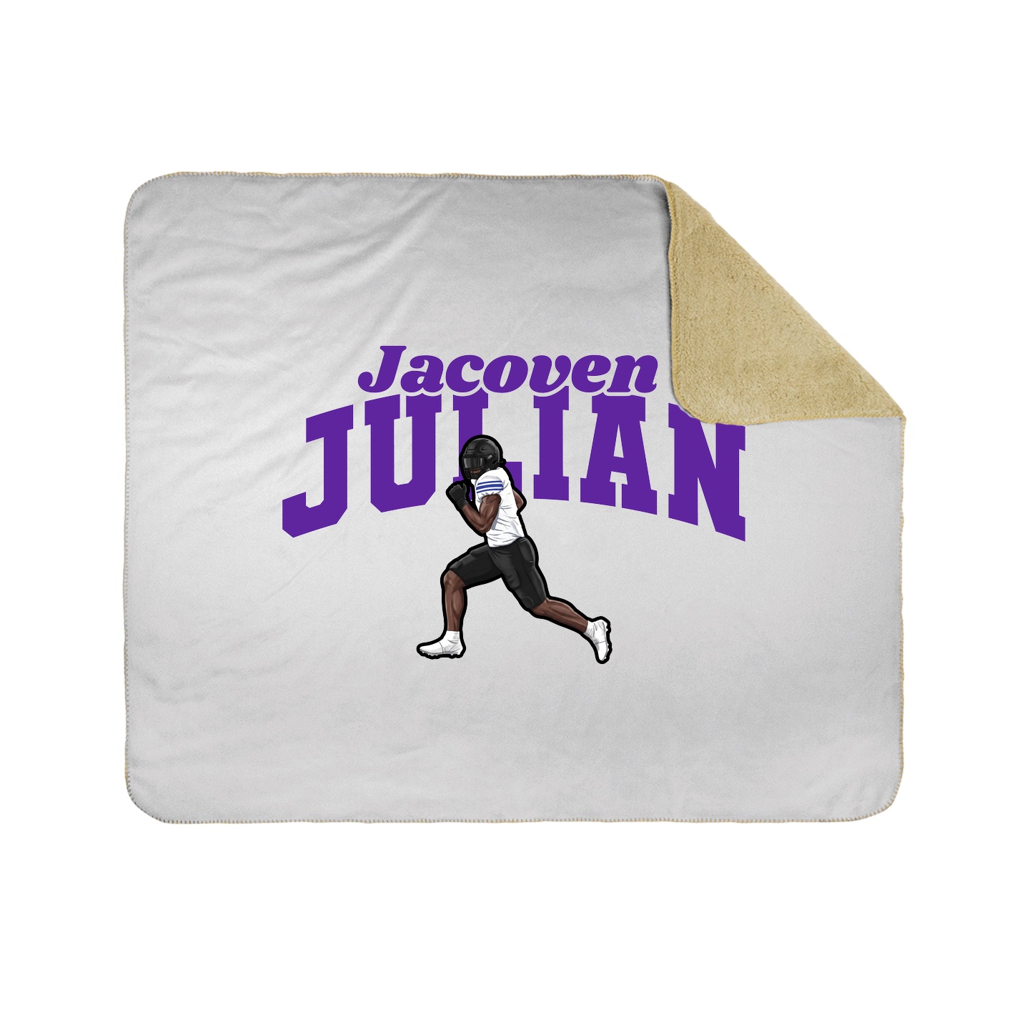 Throw Blanket — Signature Arch in White