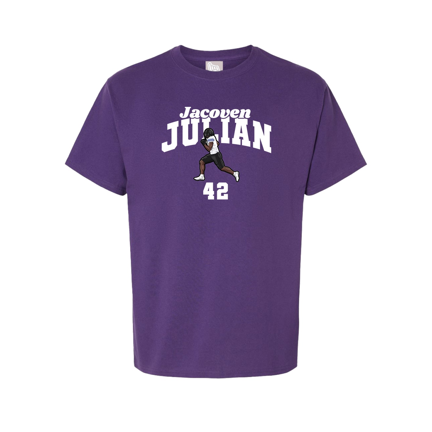 Youth Tee — Signature Arch in Purple