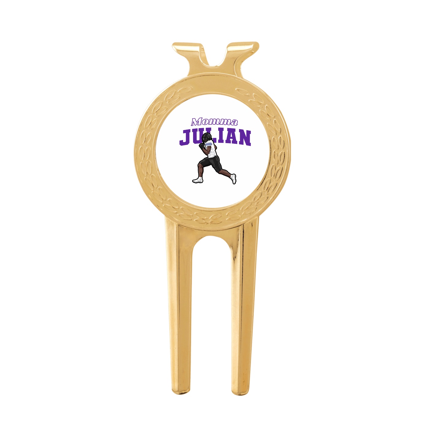 Divot Tool with Ball Marker — Mothers Day Block in Classic