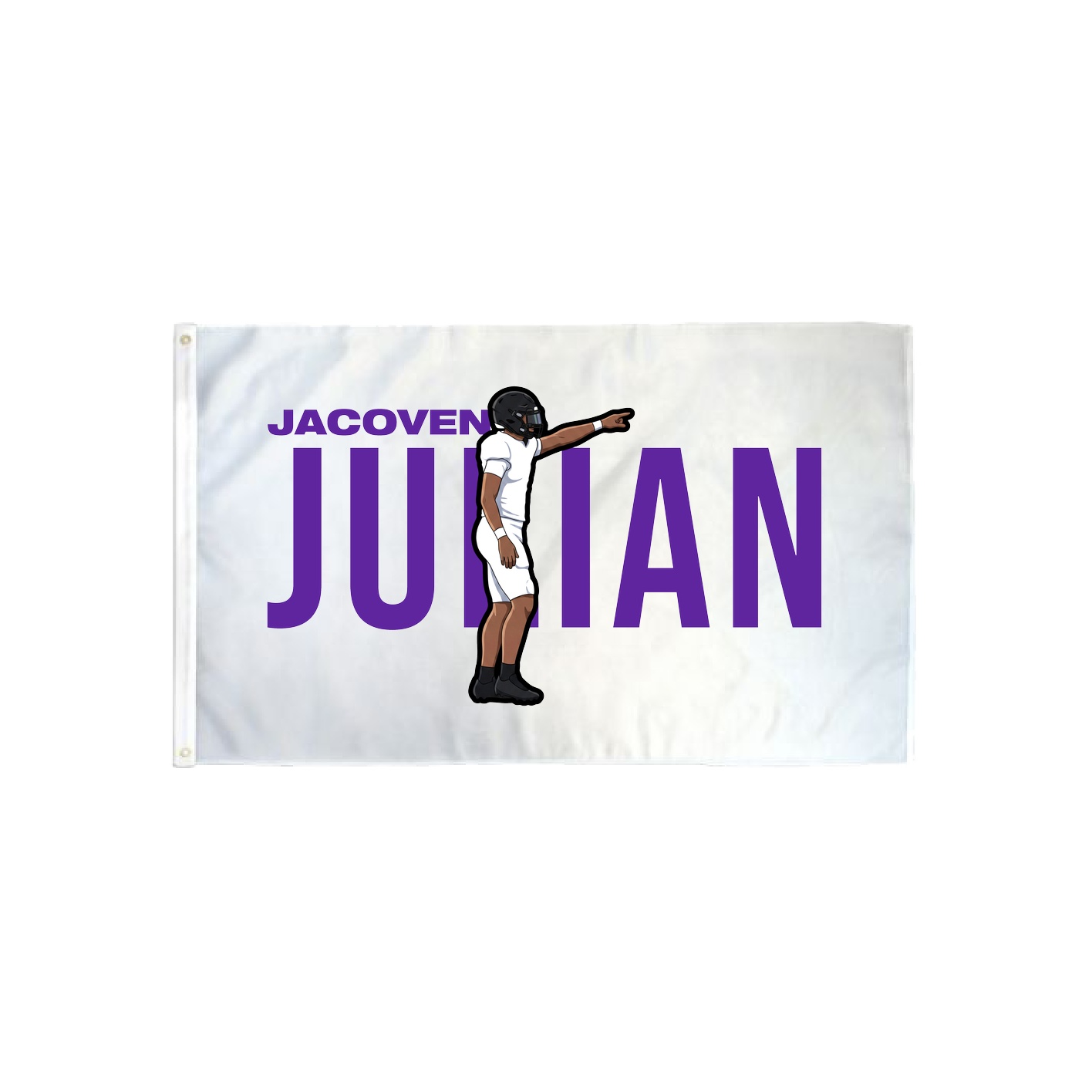 3x5 Flag — Player Name in Classic