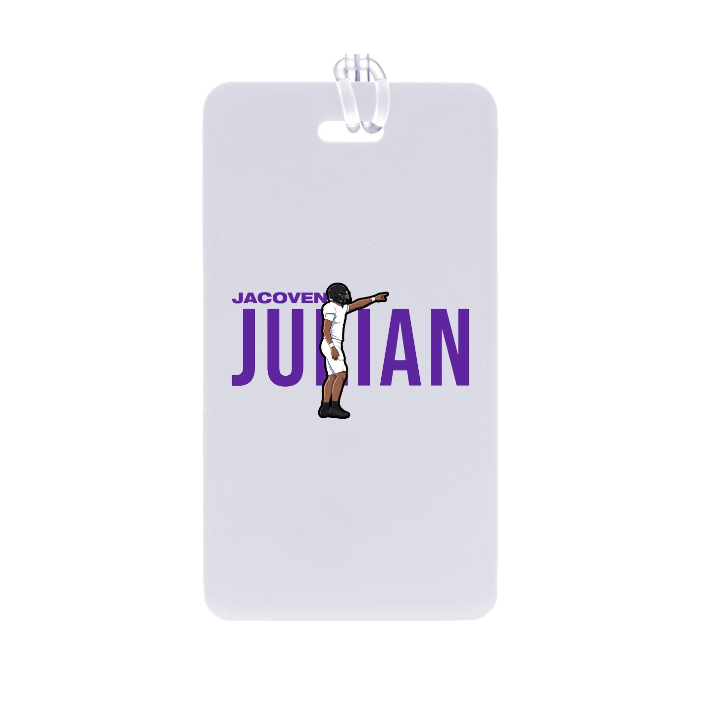 Bag Tag — Player Name in Classic