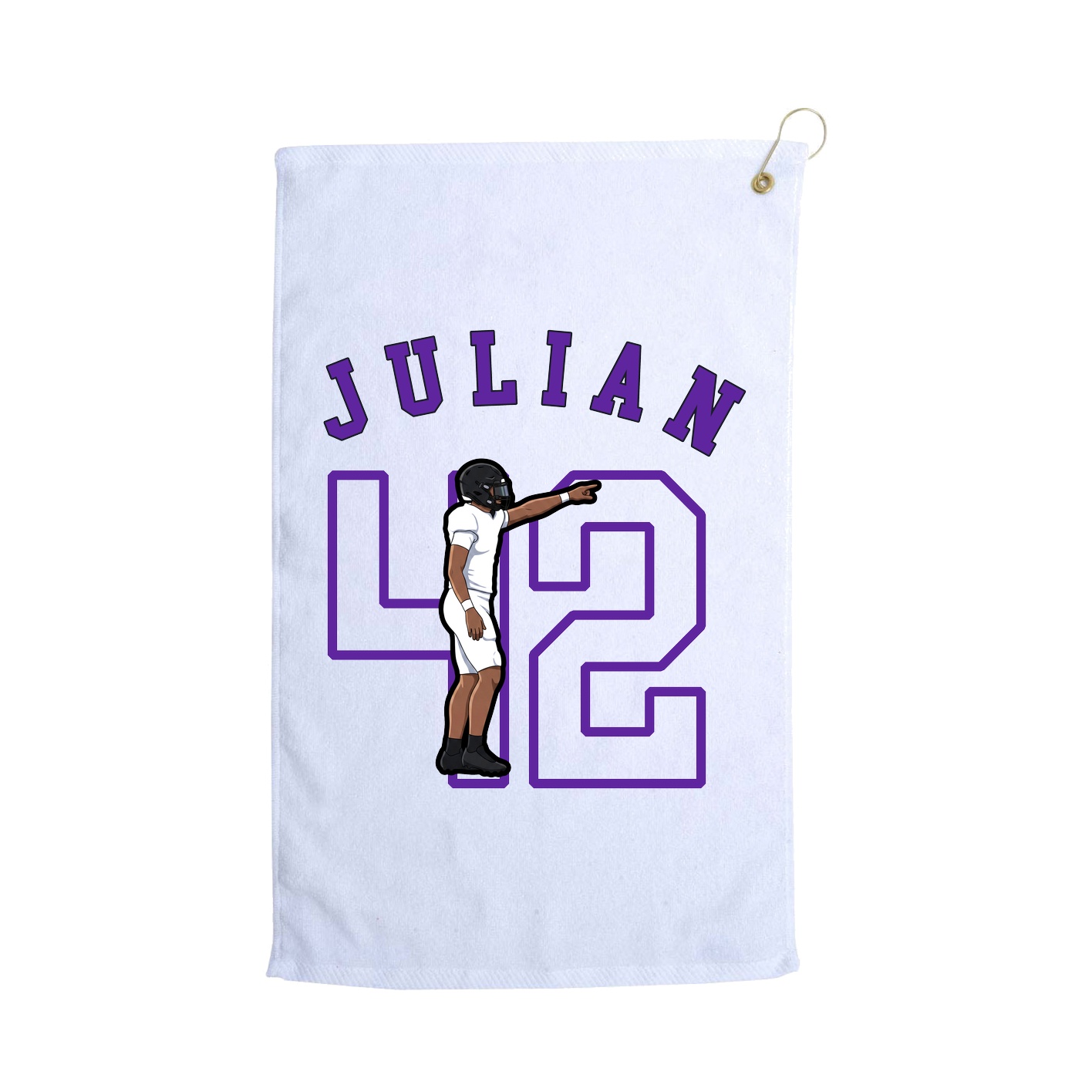 Golf Towel — Shirsey Arch in White
