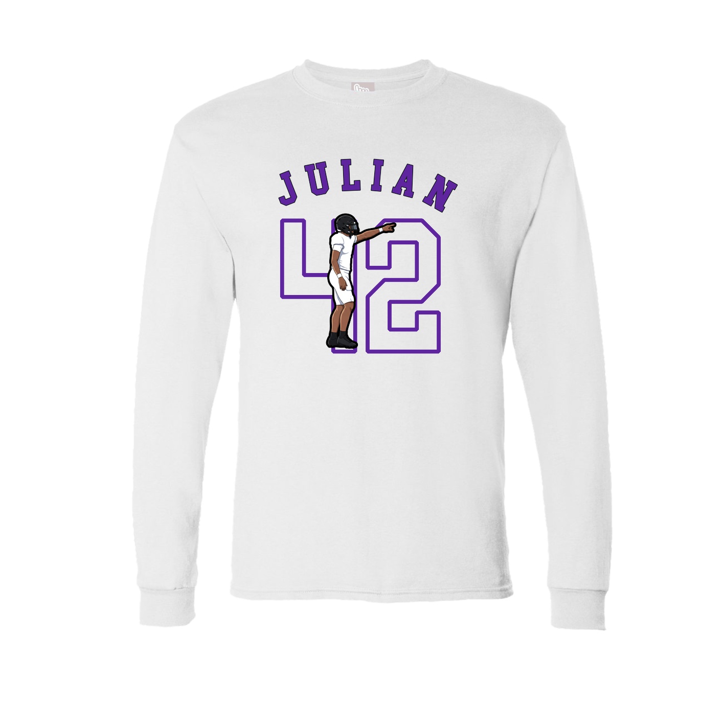 Long Sleeve Tee — Shirsey Arch in White