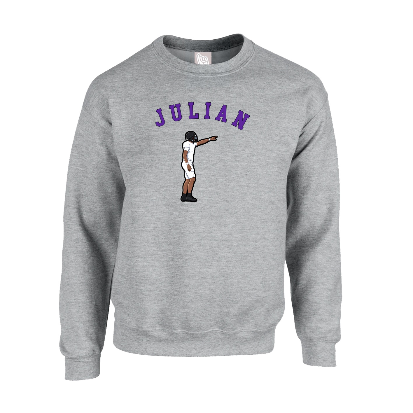 Fleece Crew — Shirsey Arch in Grey