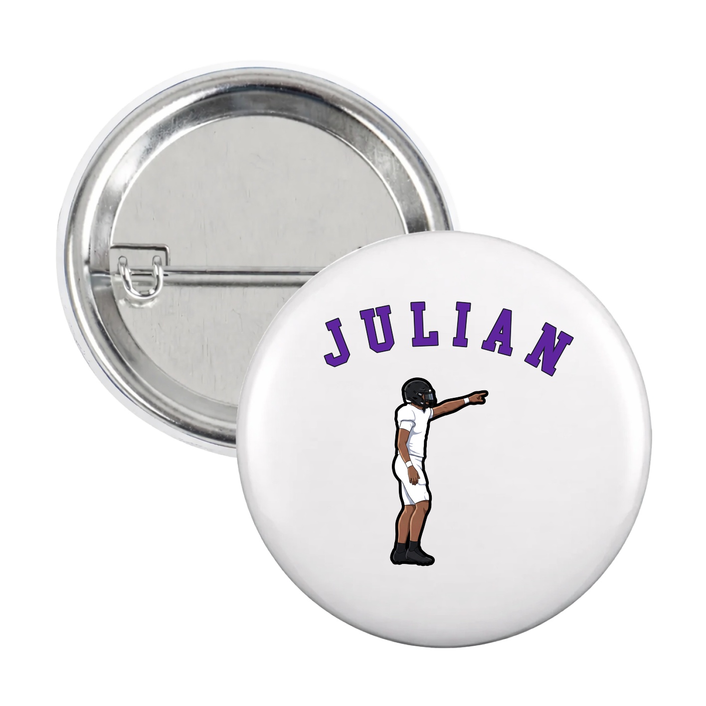 Game Day Button — Shirsey Arch in White