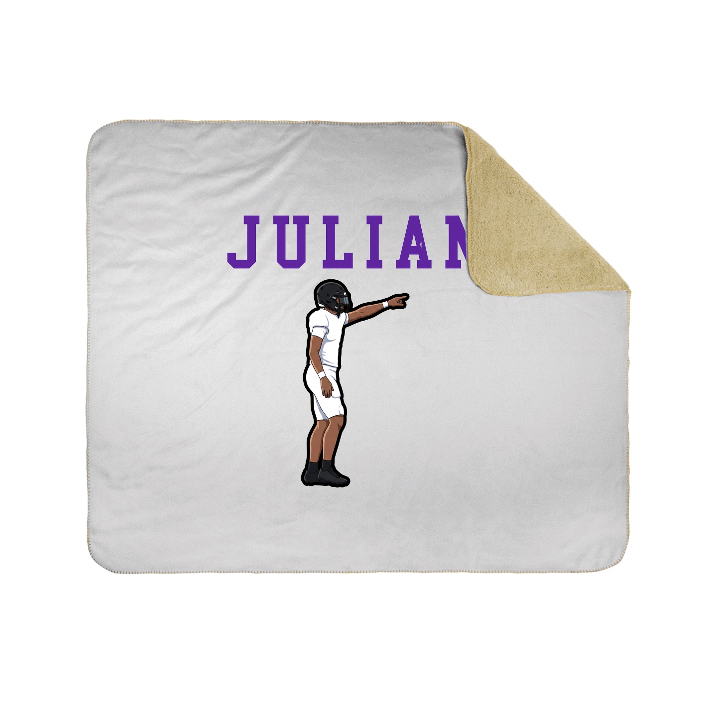 Throw Blanket — Shirsey in White