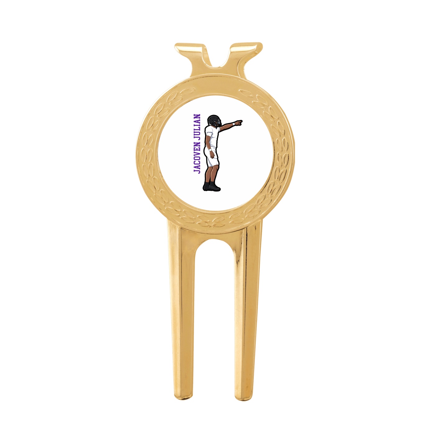 Divot Tool with Ball Marker — Name Vertical in Classic