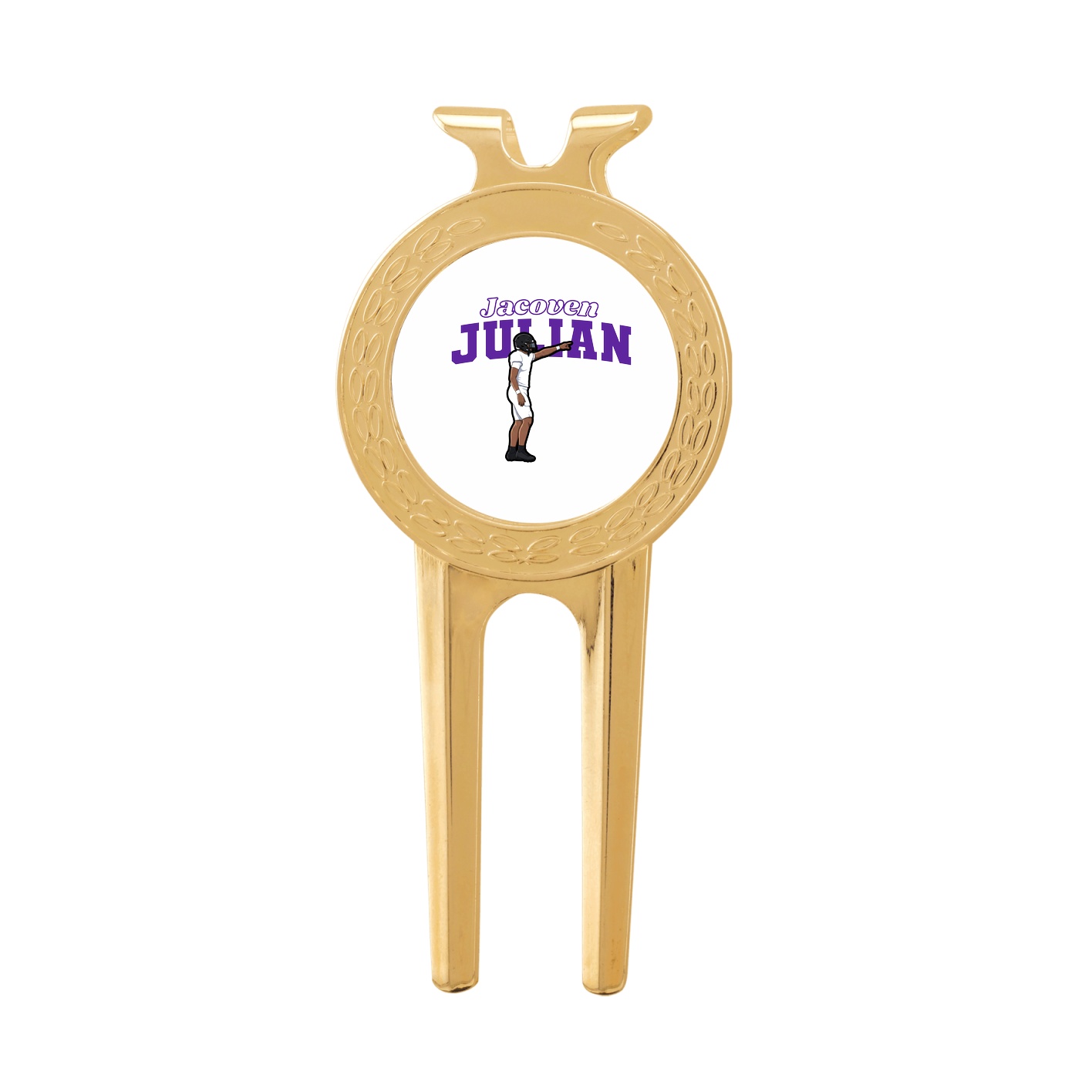 Divot Tool with Ball Marker — Name Arch in Classic