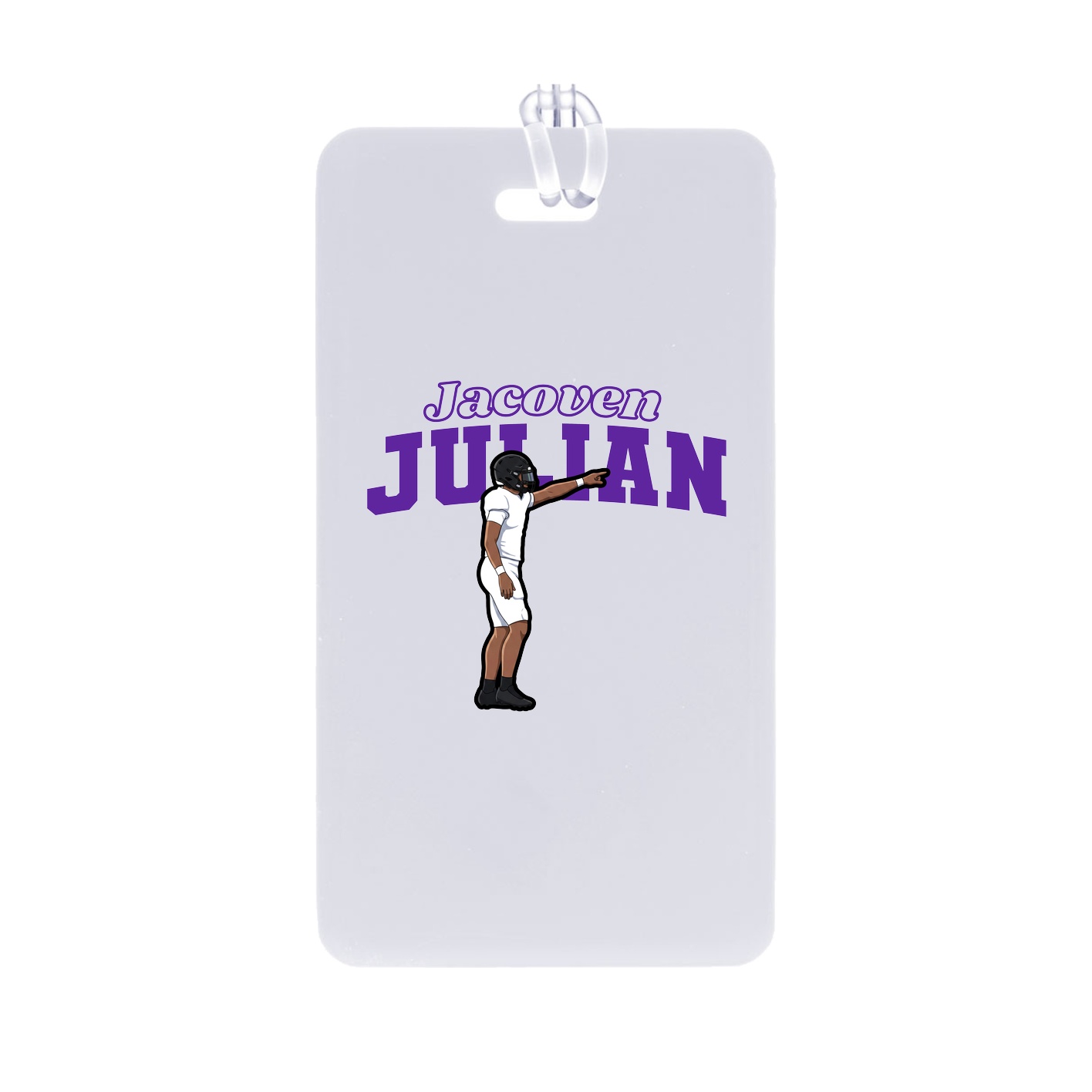 Bag Tag — Name Arch in Classic