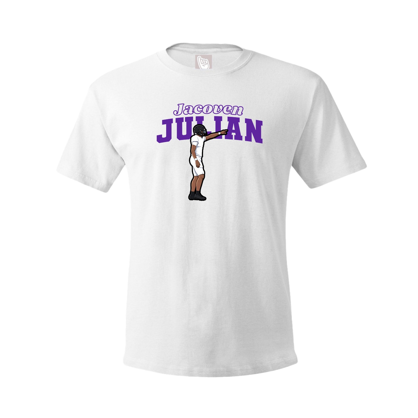 Tee — Name Arch in White