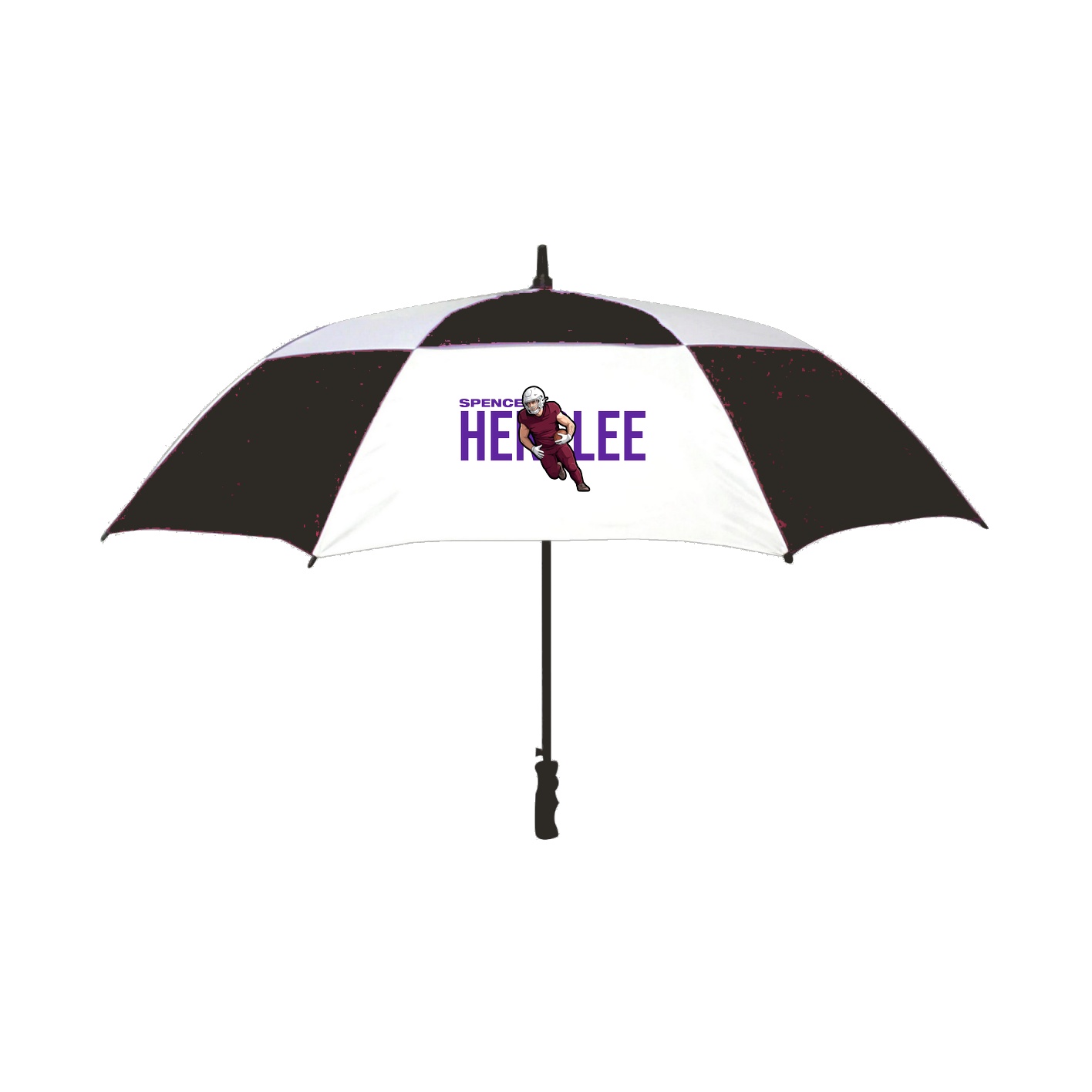 Golf Umbrella — Player Name in Black