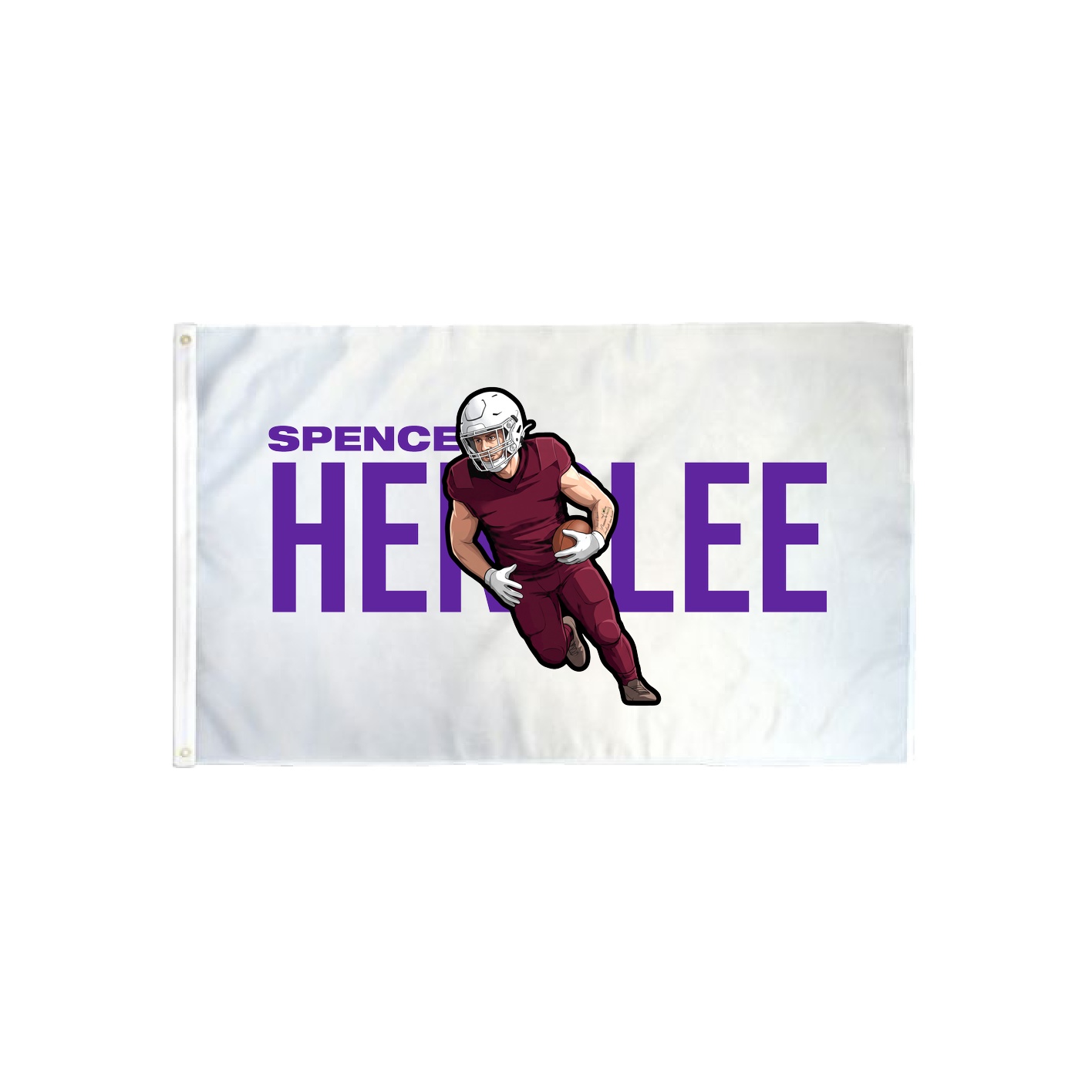 3x5 Flag — Player Name in Classic