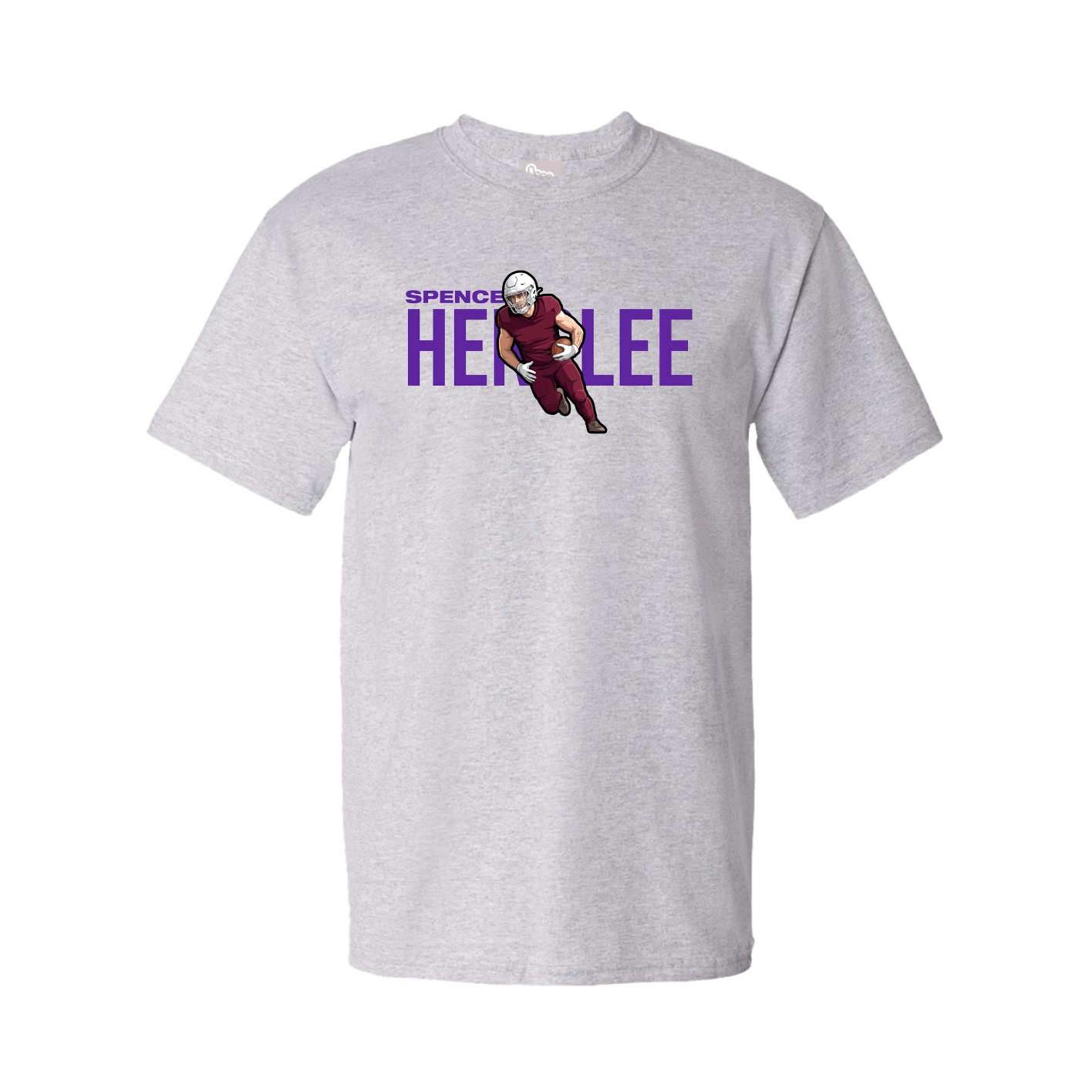 Youth Tee — Player Name in Grey