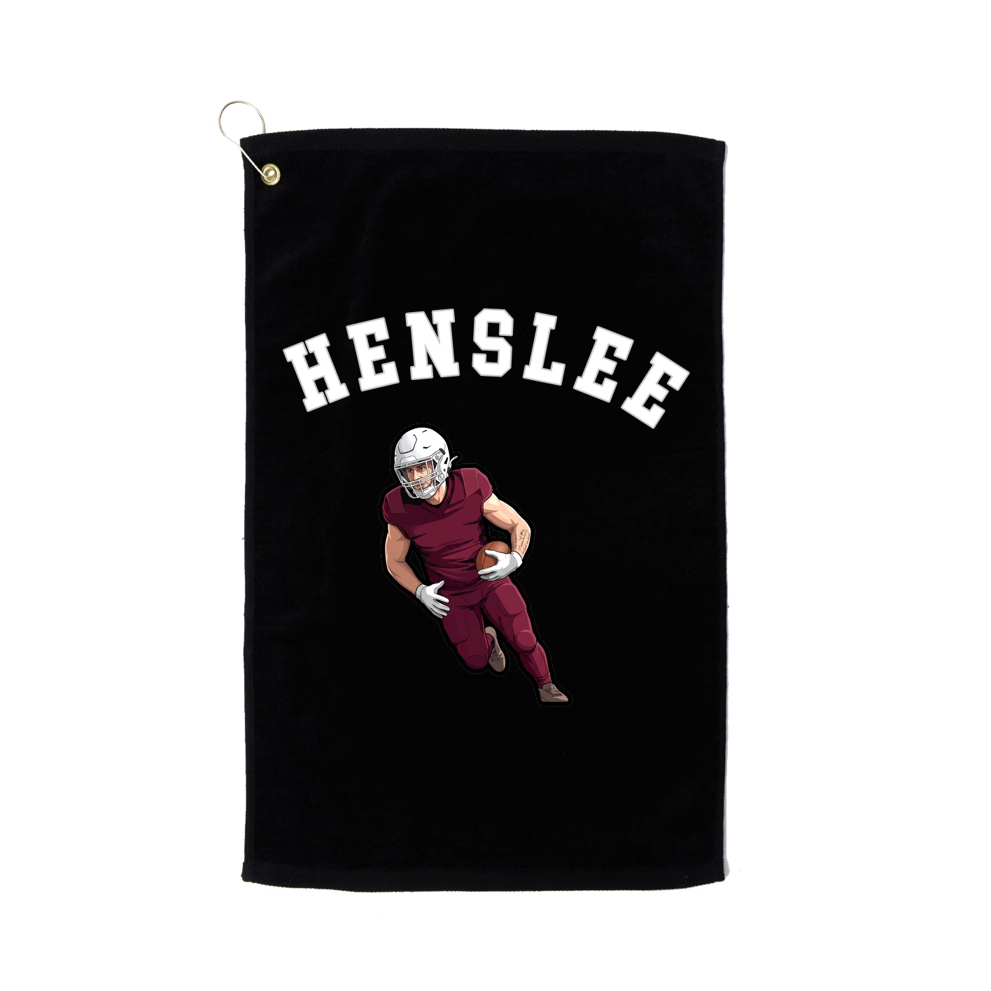 Golf Towel — Shirsey Arch in Black