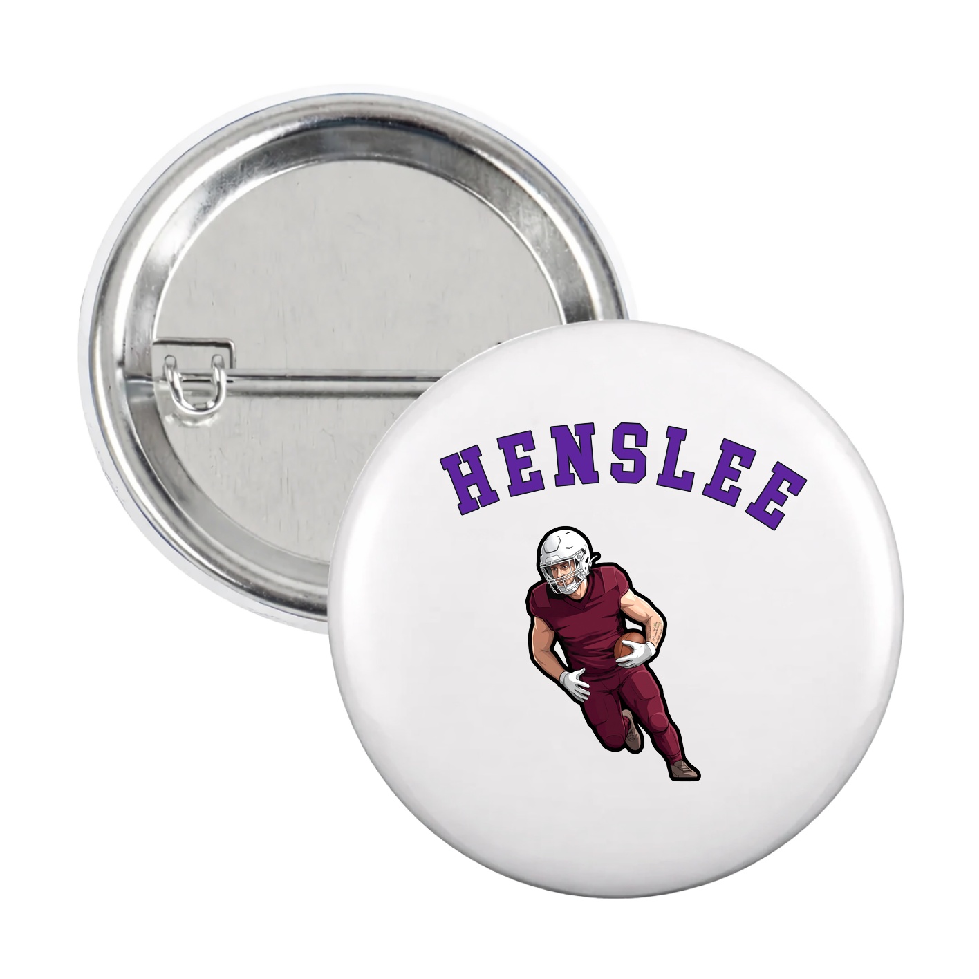 Game Day Button — Shirsey Arch in White