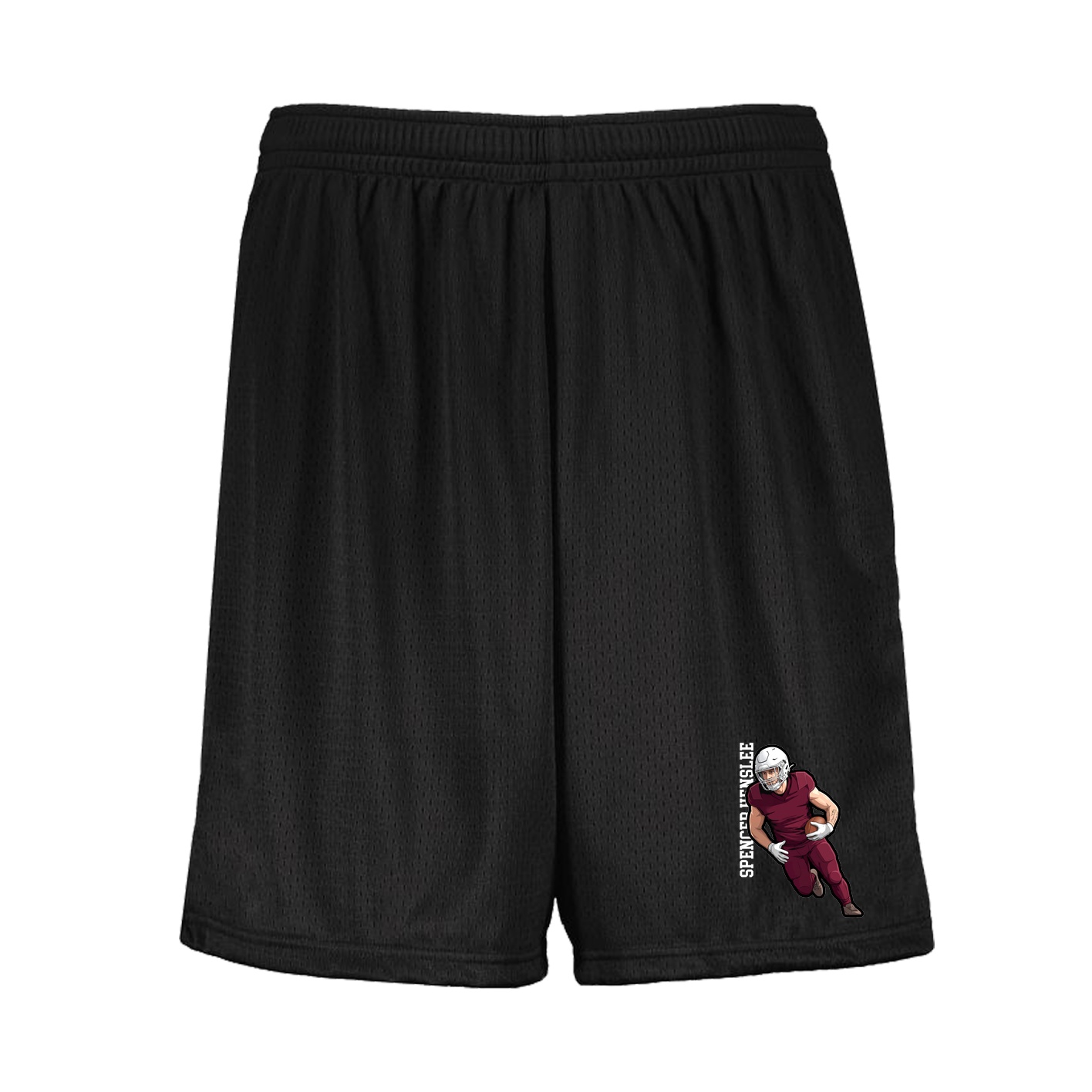 Shorts — Name Vertical in Black