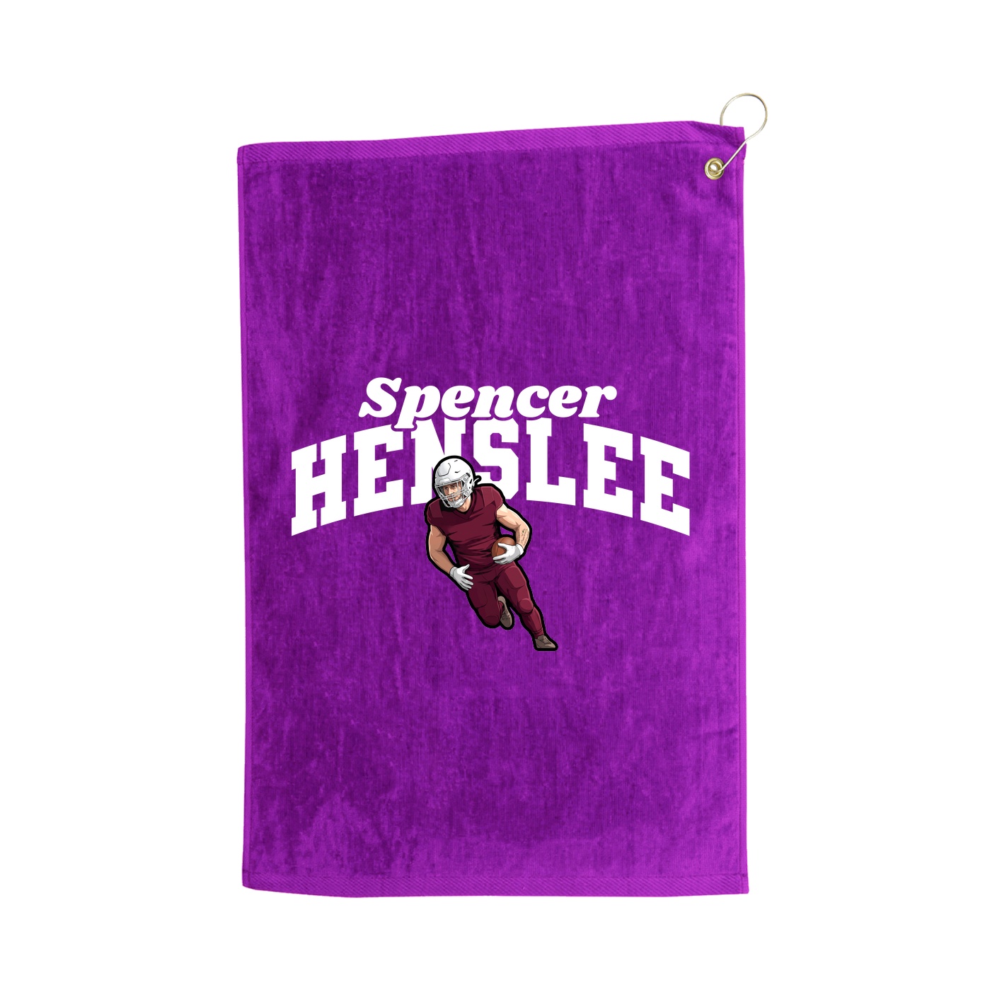 Golf Towel — Signature Arch in Purple
