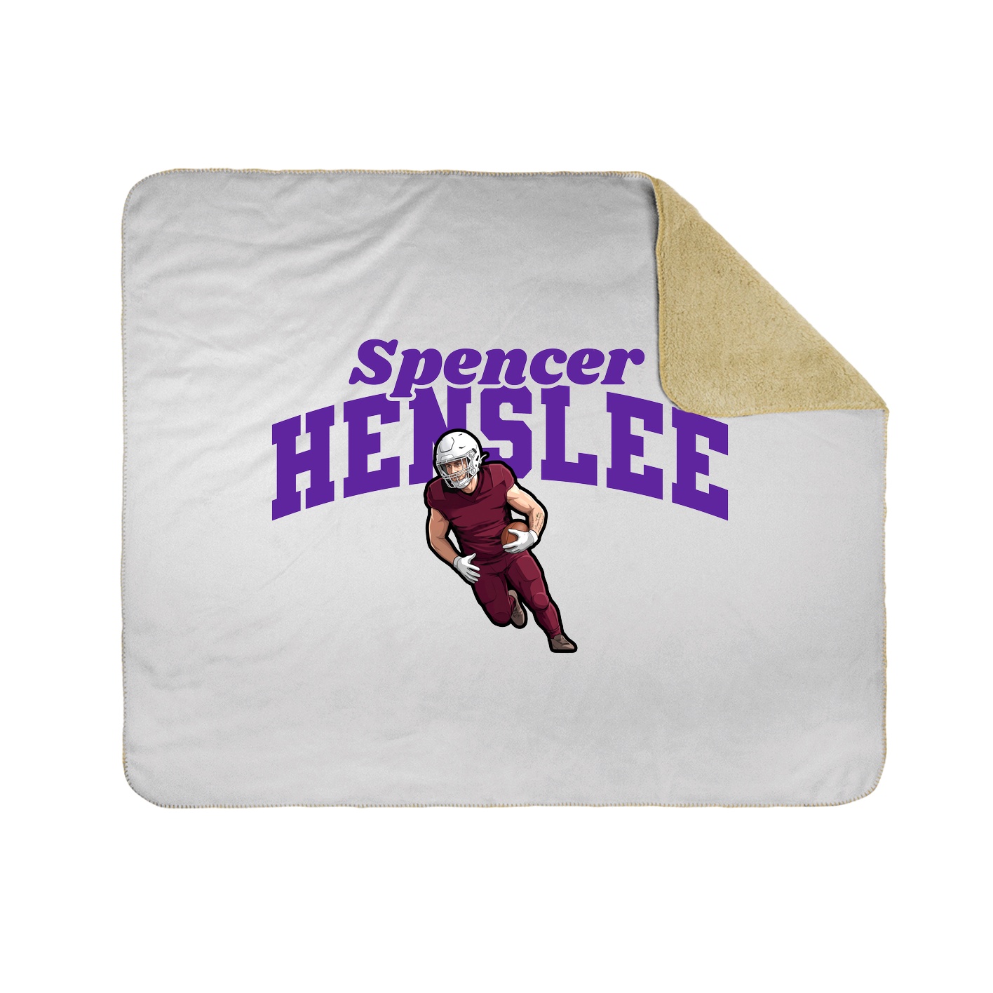 Throw Blanket — Signature Arch in White
