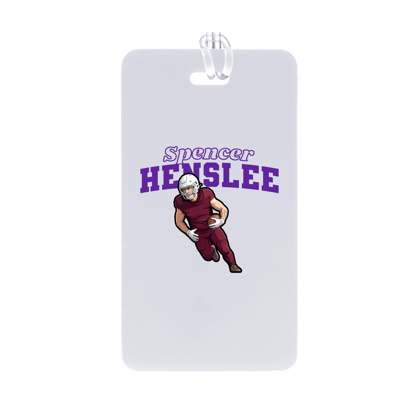Bag Tag — Name Arch in Classic