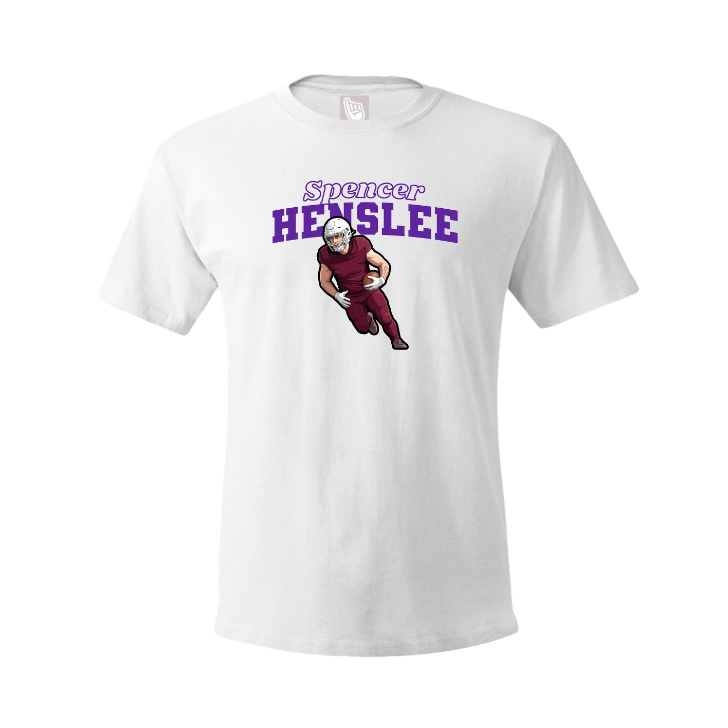 Tee — Name Arch in White