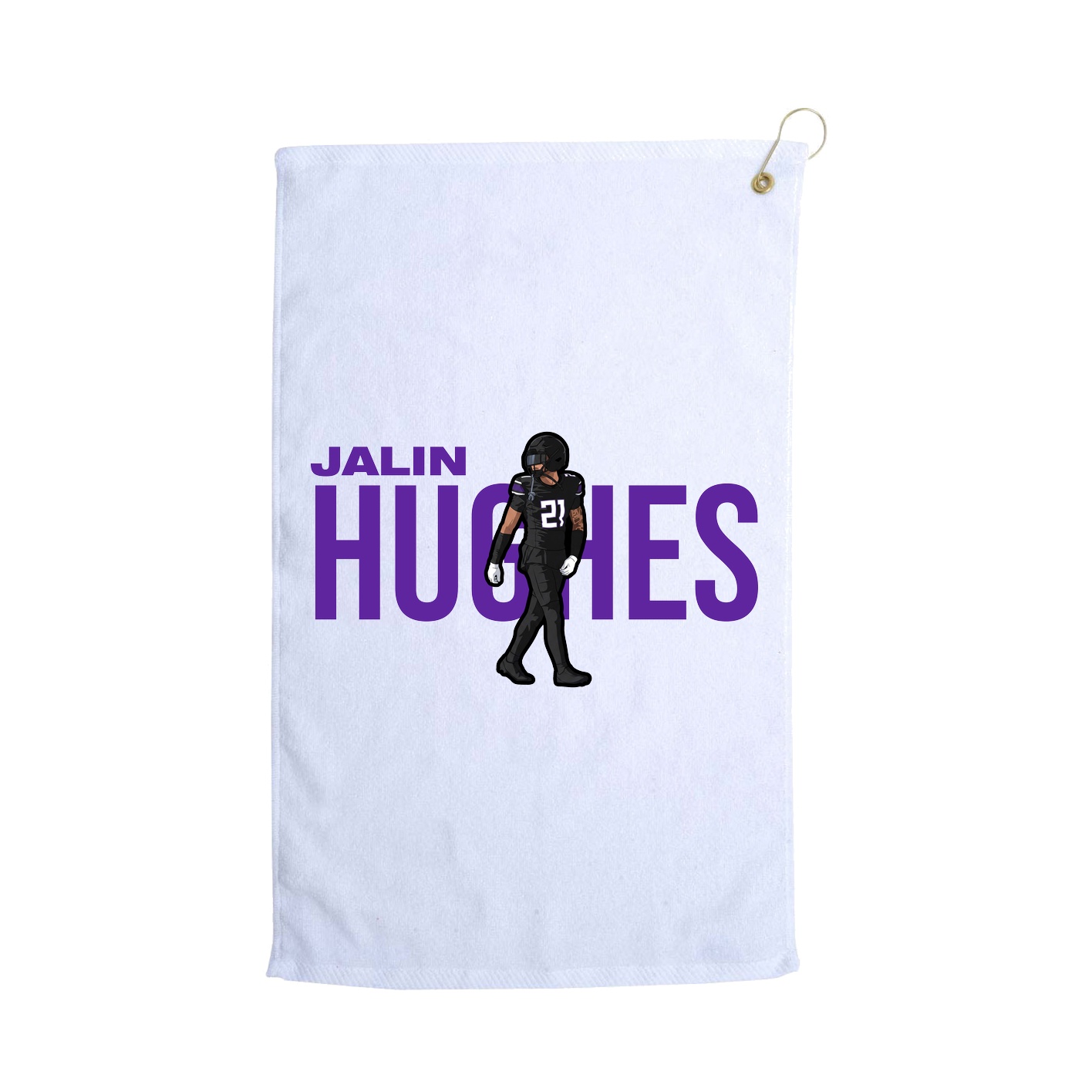 Golf Towel — Player Name in White