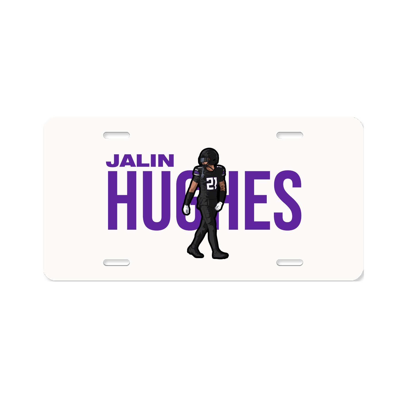 License Plate — Player Name in Classic